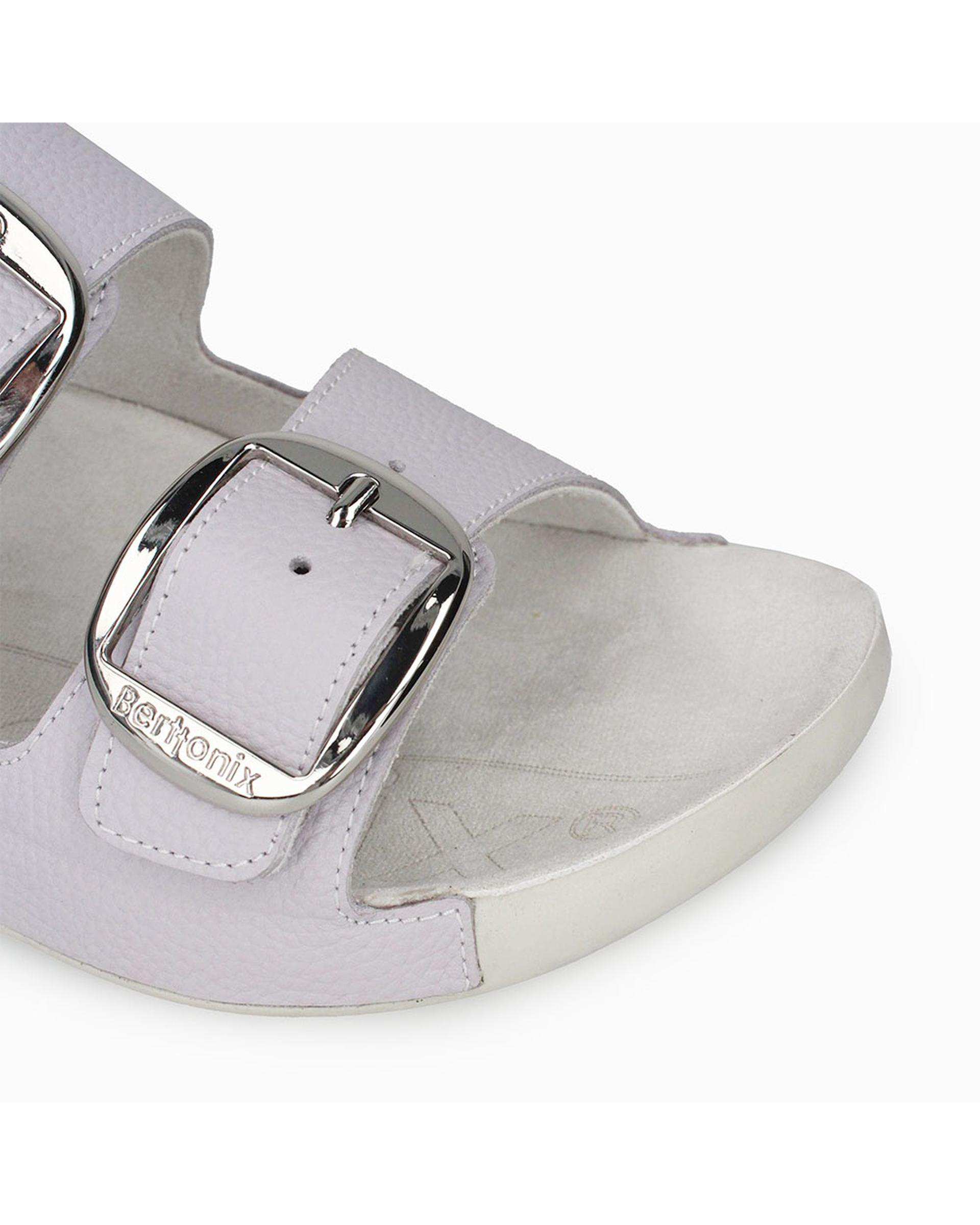 صندل اسلیپر چرم زنانه طبی یاسی برتونیکس Berttonix کد W- 430