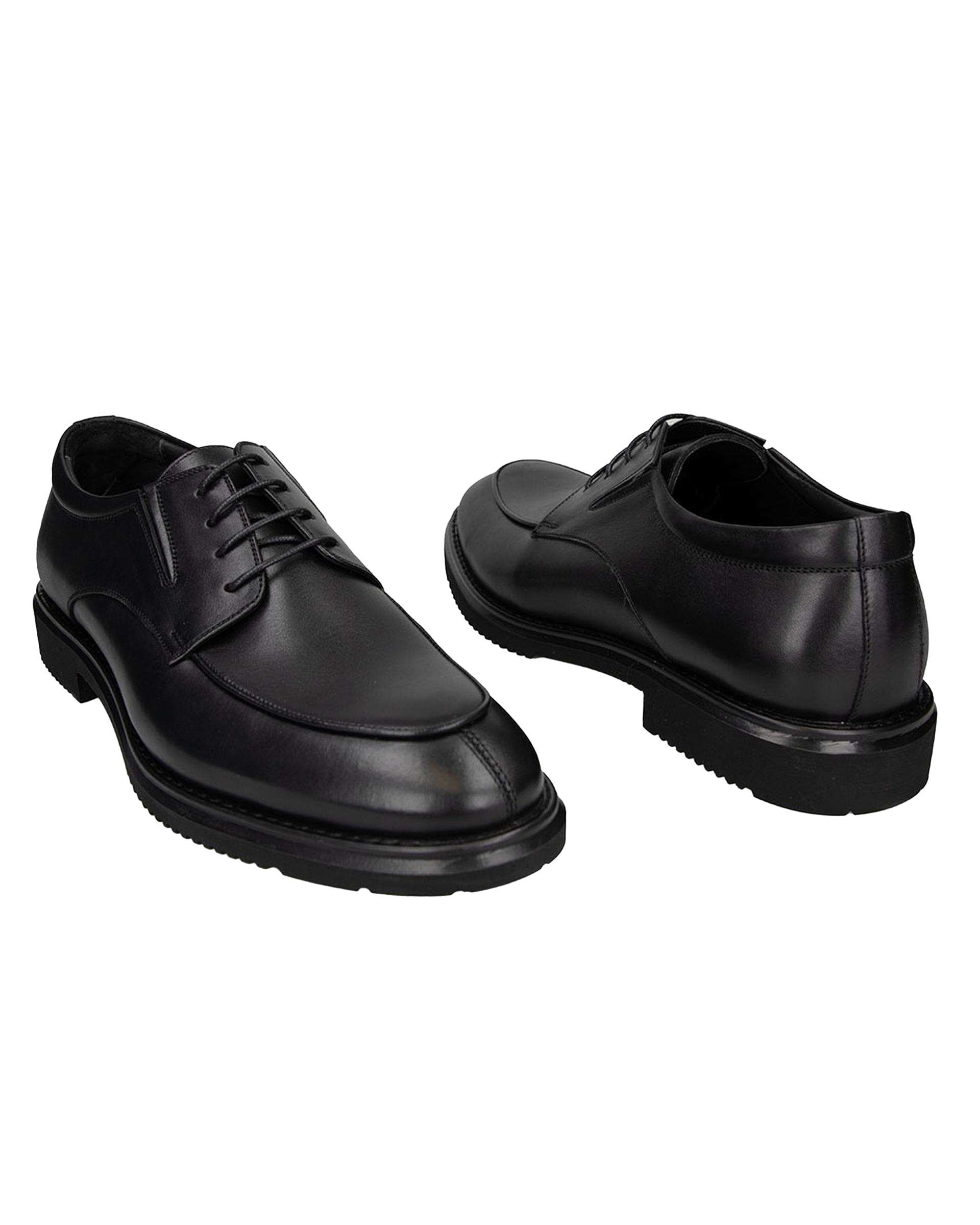 کفش چرم مردانه رسمی طبی مشکی برتونیکس Berttonix کد ES-4048