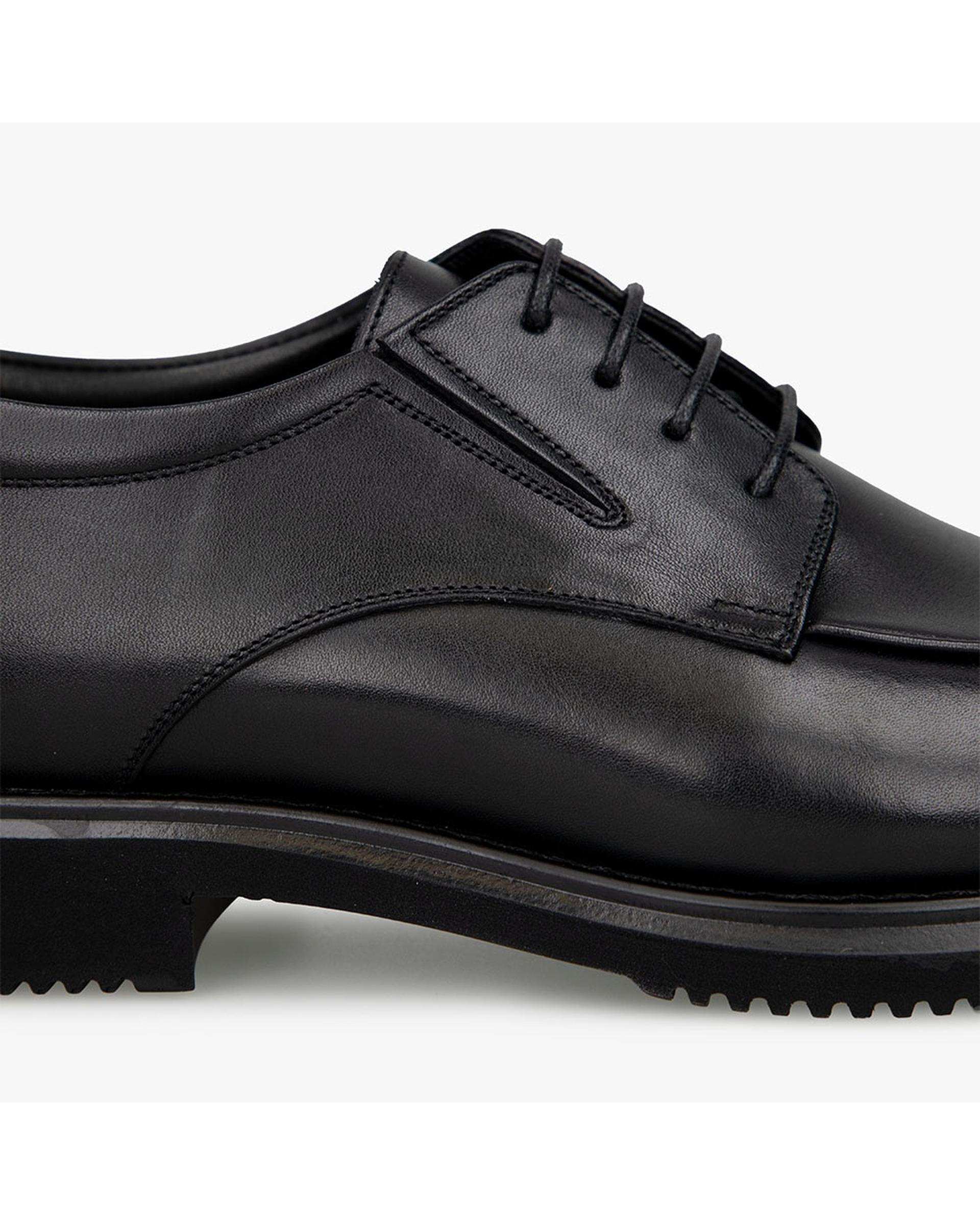 کفش چرم مردانه رسمی طبی مشکی برتونیکس Berttonix کد ES-4048