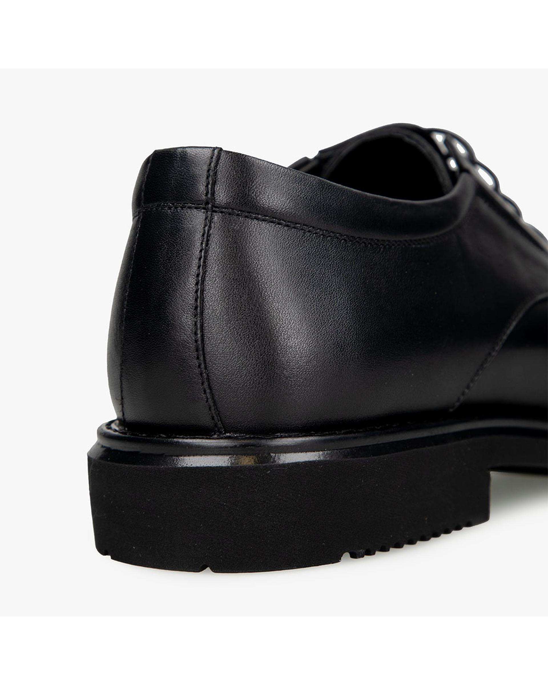 کفش چرم مردانه رسمی طبی مشکی برتونیکس Berttonix کد ES-4048