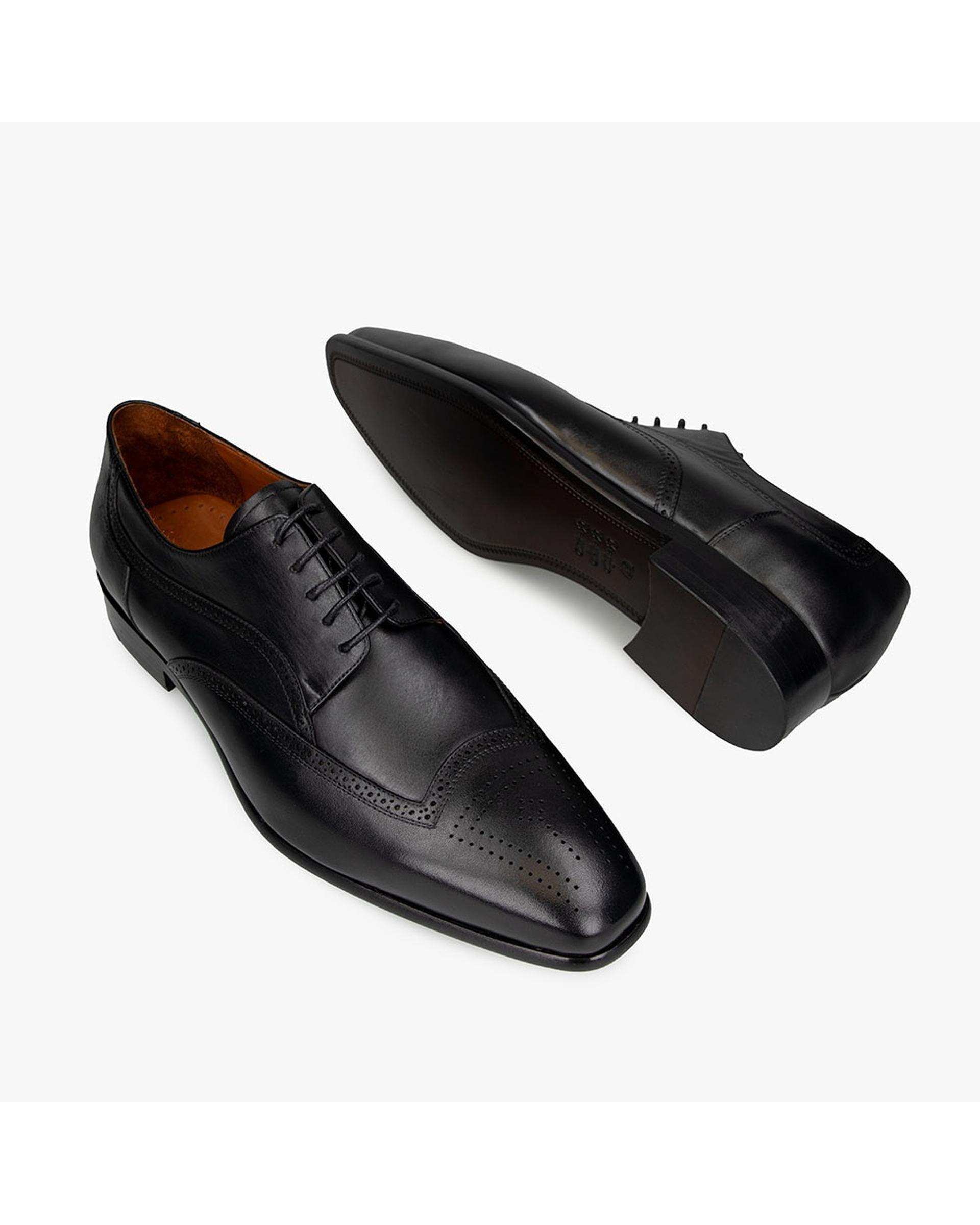 کفش چرم مردانه رسمی طبی مشکی برتونیکس Berttonix کد ES-4052