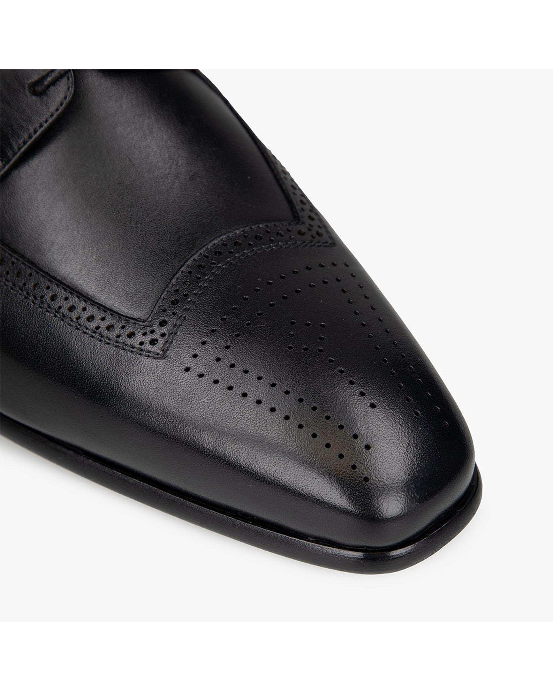 کفش چرم مردانه رسمی طبی مشکی برتونیکس Berttonix کد ES-4052