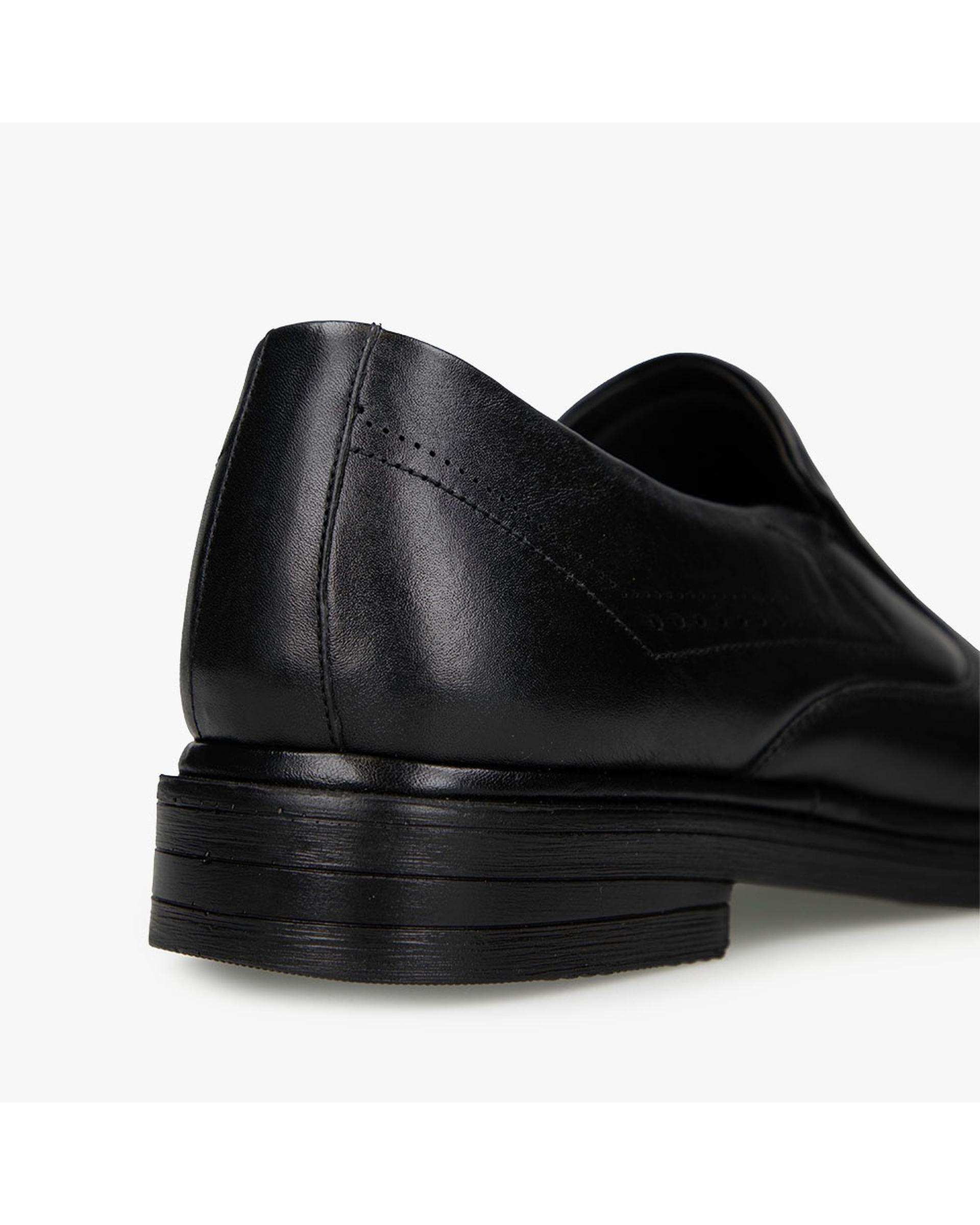 کفش چرم مردانه طبی مشکی برتونیکس Berttonix کد ES-4050