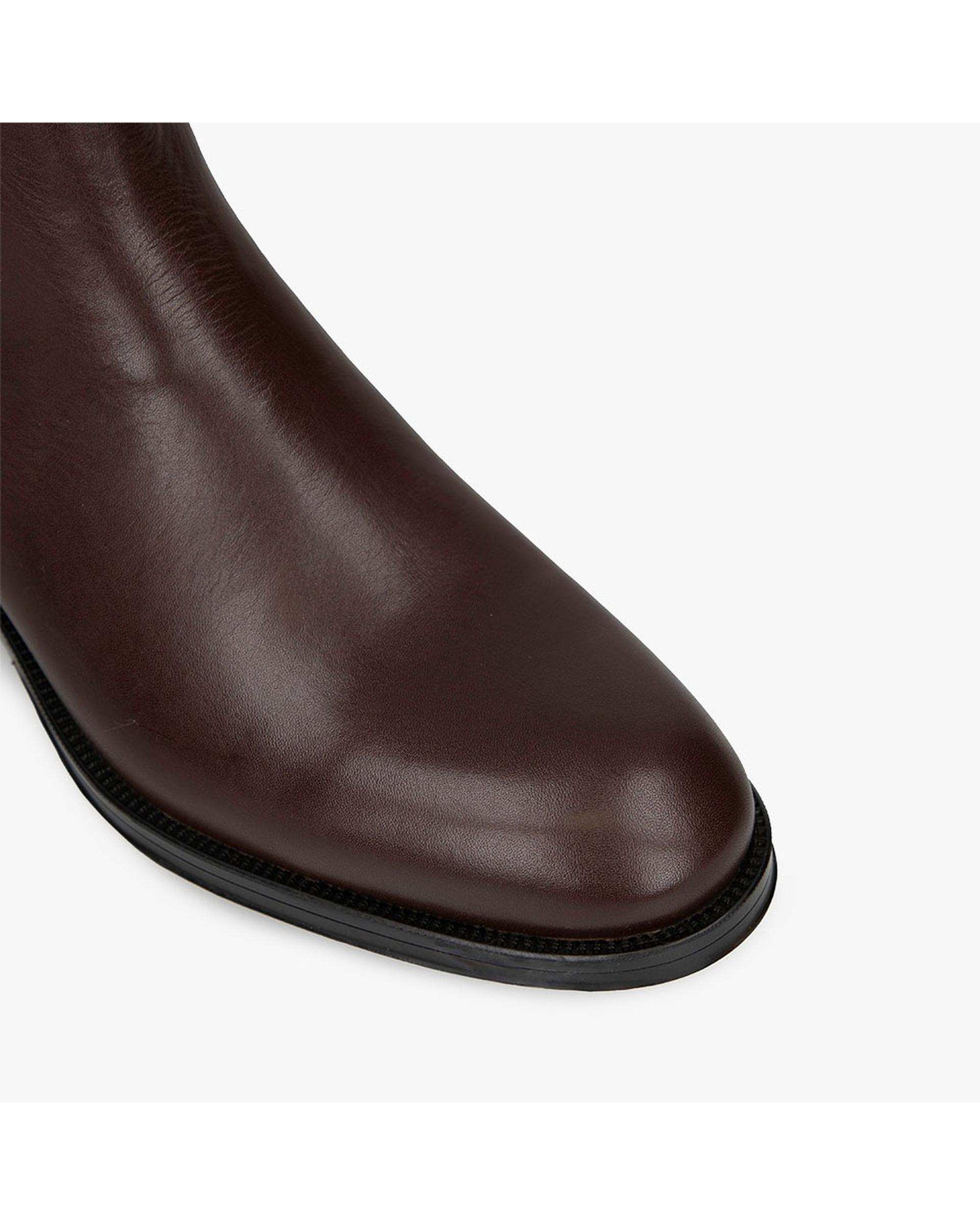 نیم بوت چرم مردانه طبی قهوه ای برتونیکس Berttonix کد ES-4055