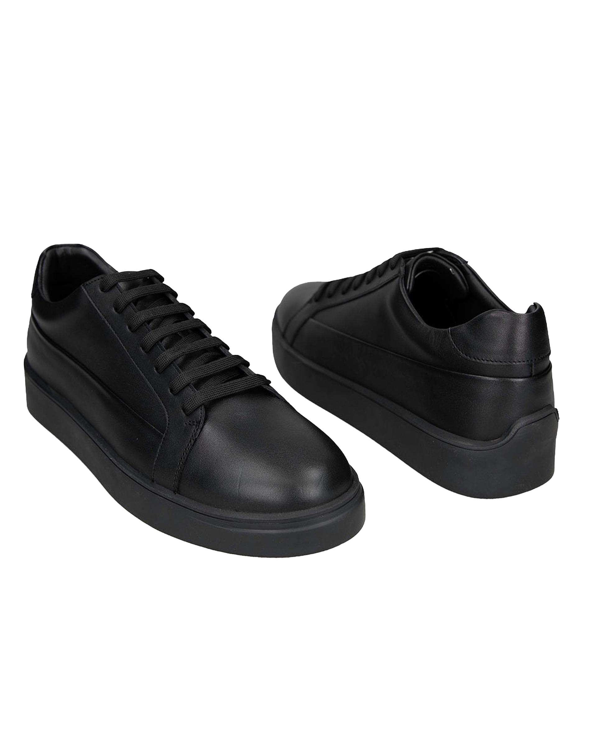 کفش ونس چرم مردانه طبی سفید برتونیکس Berttonix کد A-4024