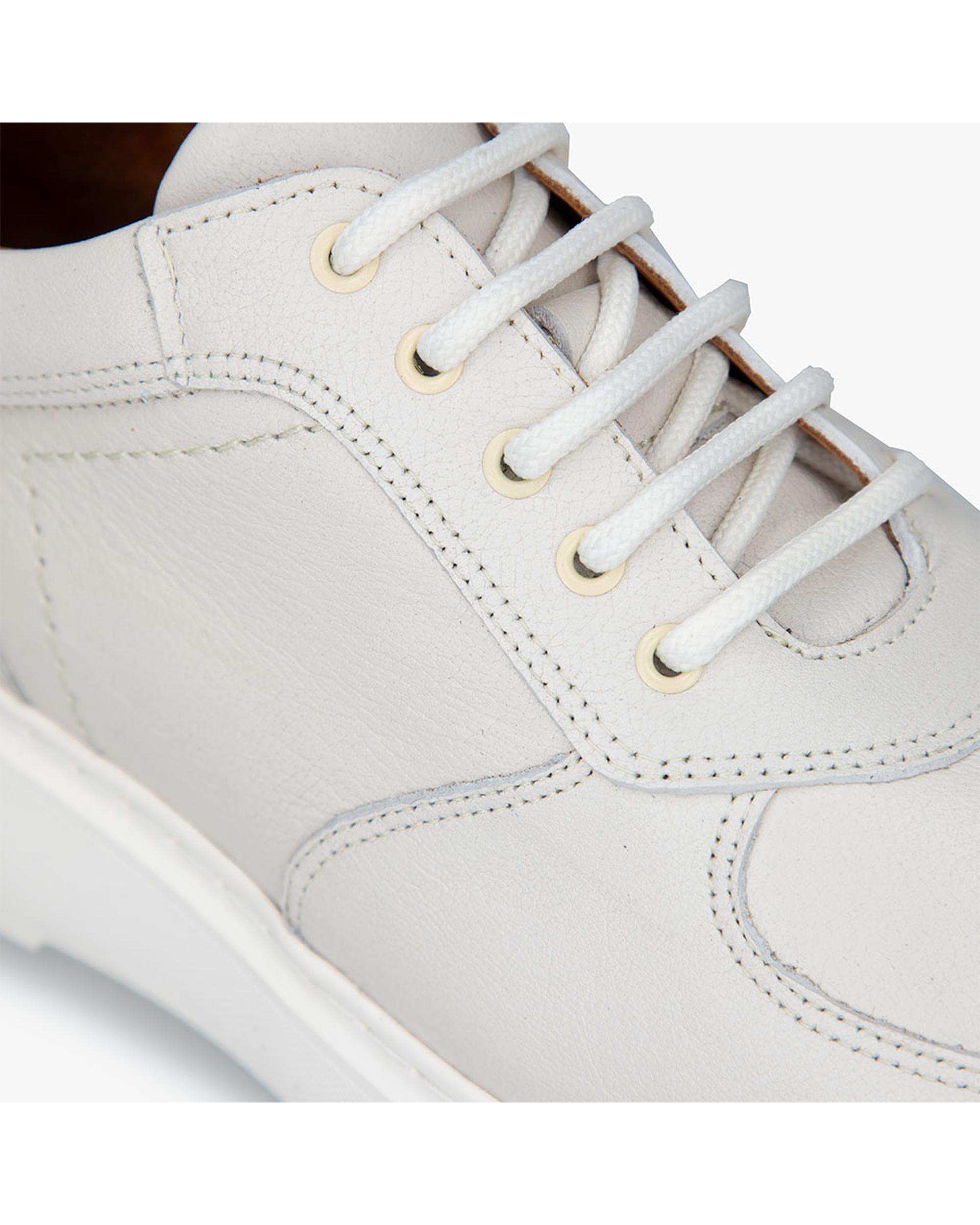 کفش چرم مردانه کژوال طبی شیری برتونیکس Berttonix کد K-4026