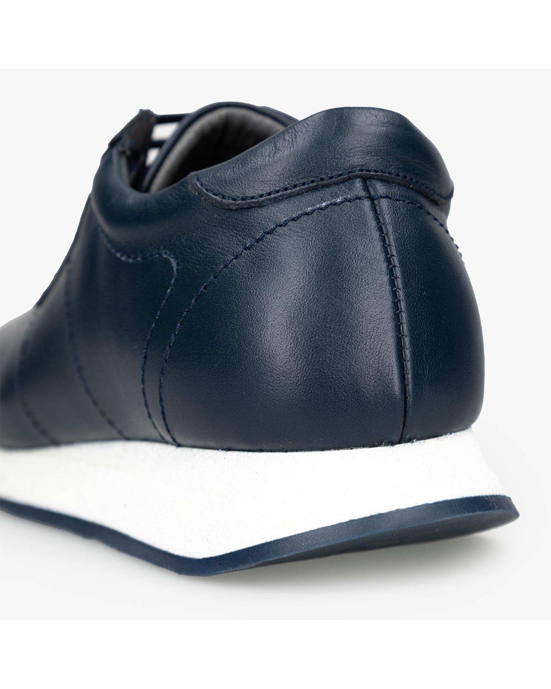 کفش چرم زنانه کژوال طبی سرمه ای برتونیکس Berttonix کد B 730