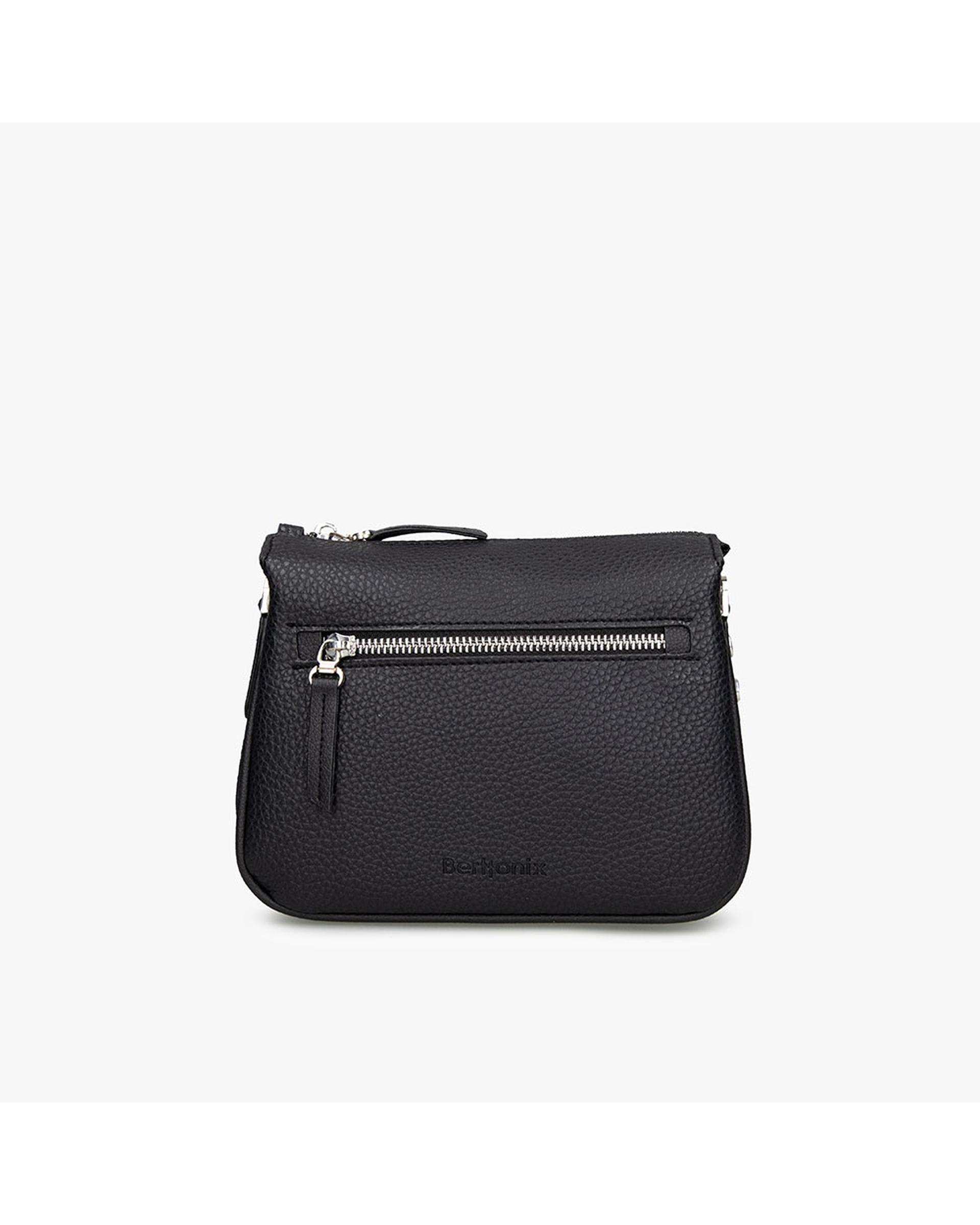 کیف دوشی زنانه طبی مشکی برتونیکس Berttonix کد 1011