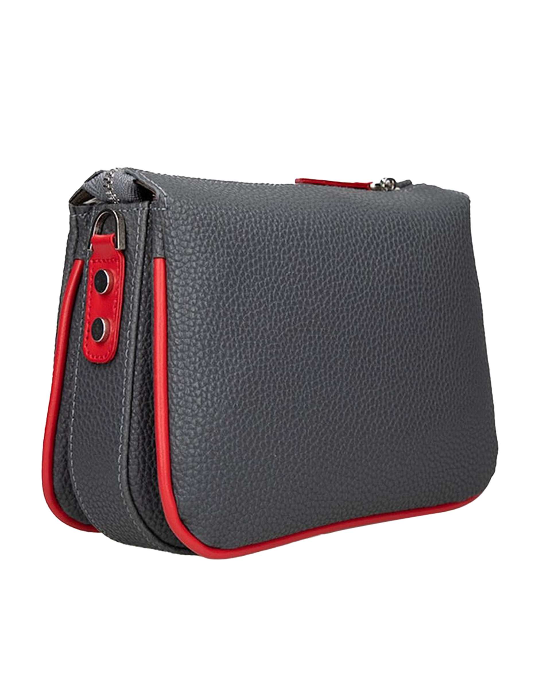 کیف دوشی زنانه طبی طوسی تیره برتونیکس Berttonix کد 1011