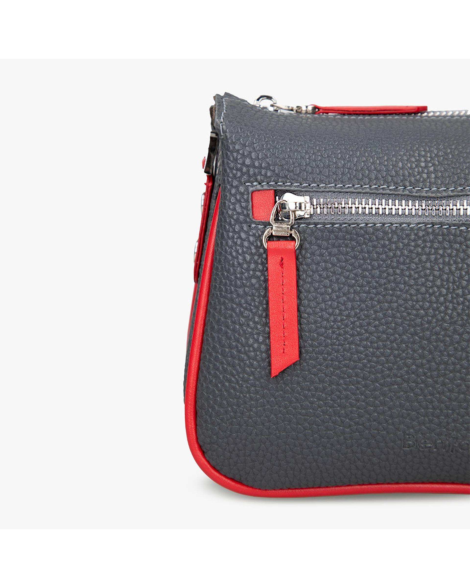 کیف دوشی زنانه طبی طوسی تیره برتونیکس Berttonix کد 1011