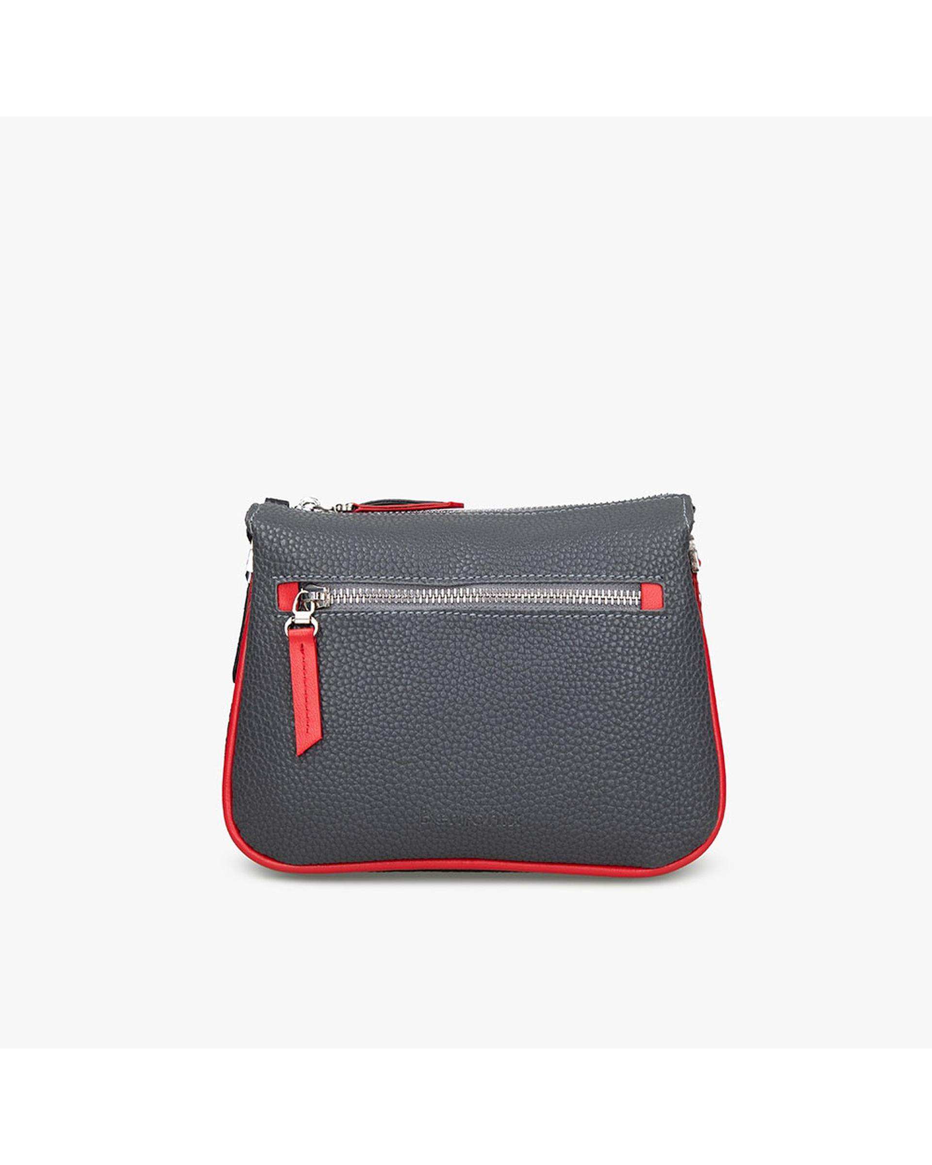 کیف دوشی زنانه طبی طوسی تیره برتونیکس Berttonix کد 1011