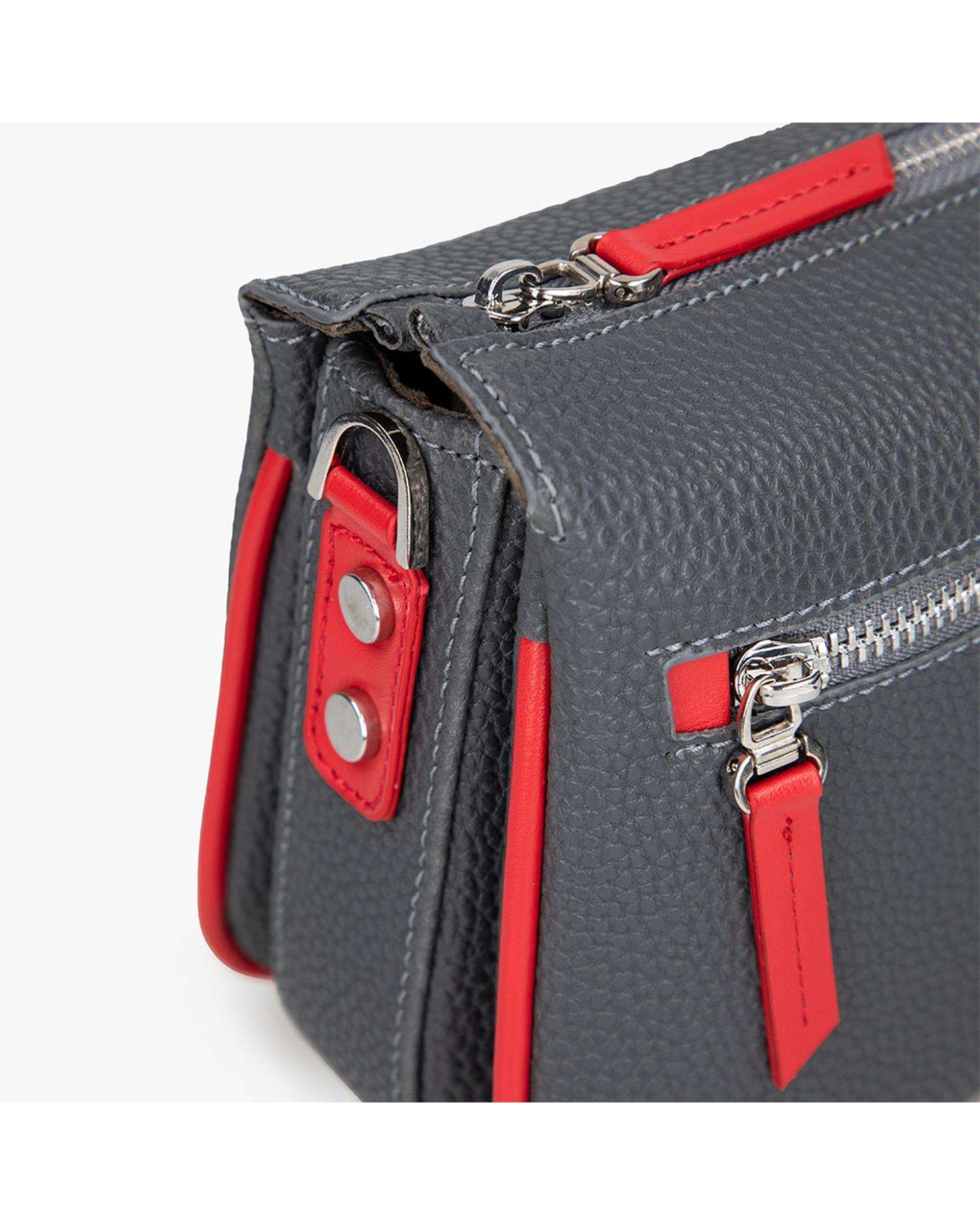 کیف دوشی زنانه طبی طوسی تیره برتونیکس Berttonix کد 1011