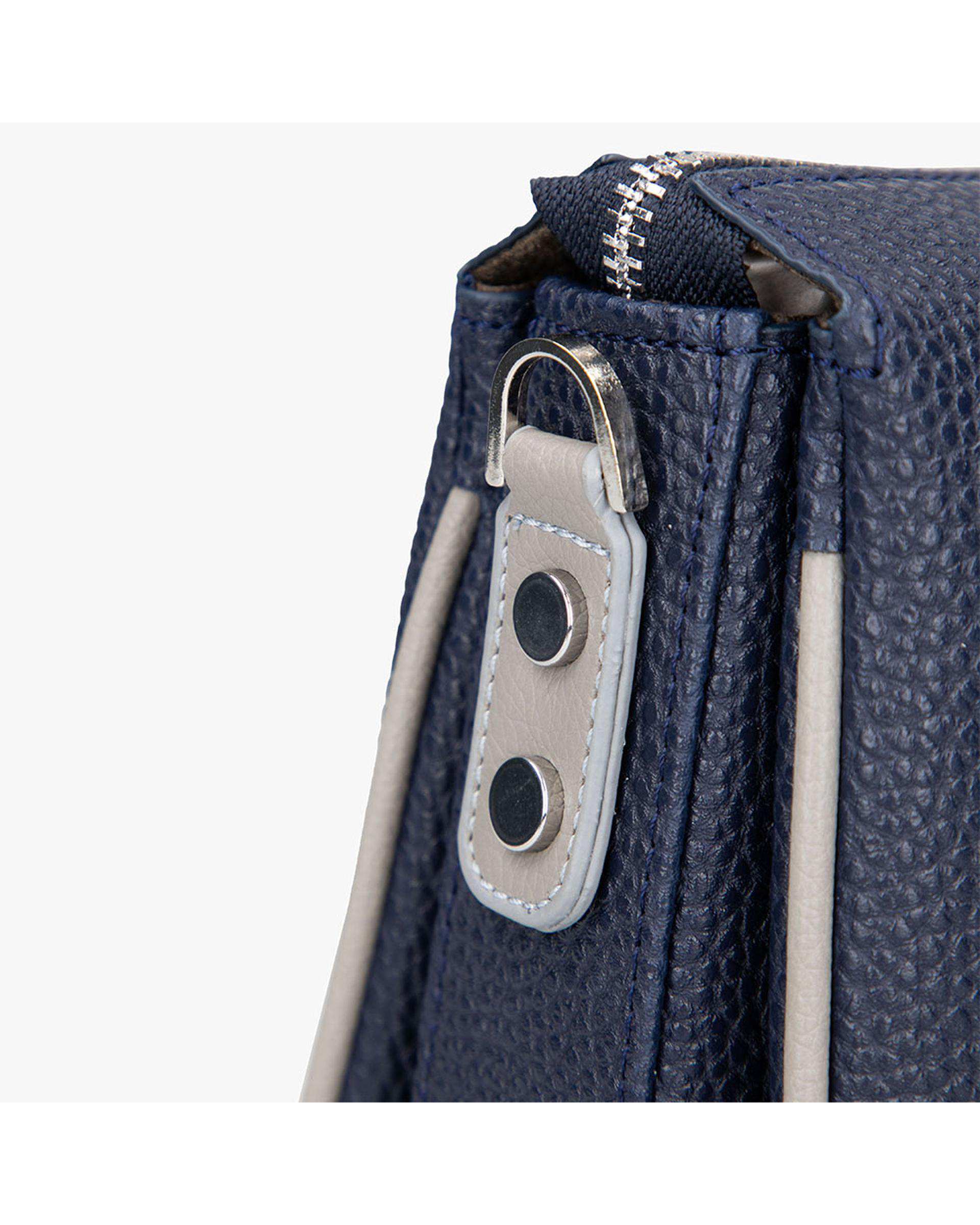 کیف دوشی زنانه طبی سرمه ای برتونیکس Berttonix کد 1011