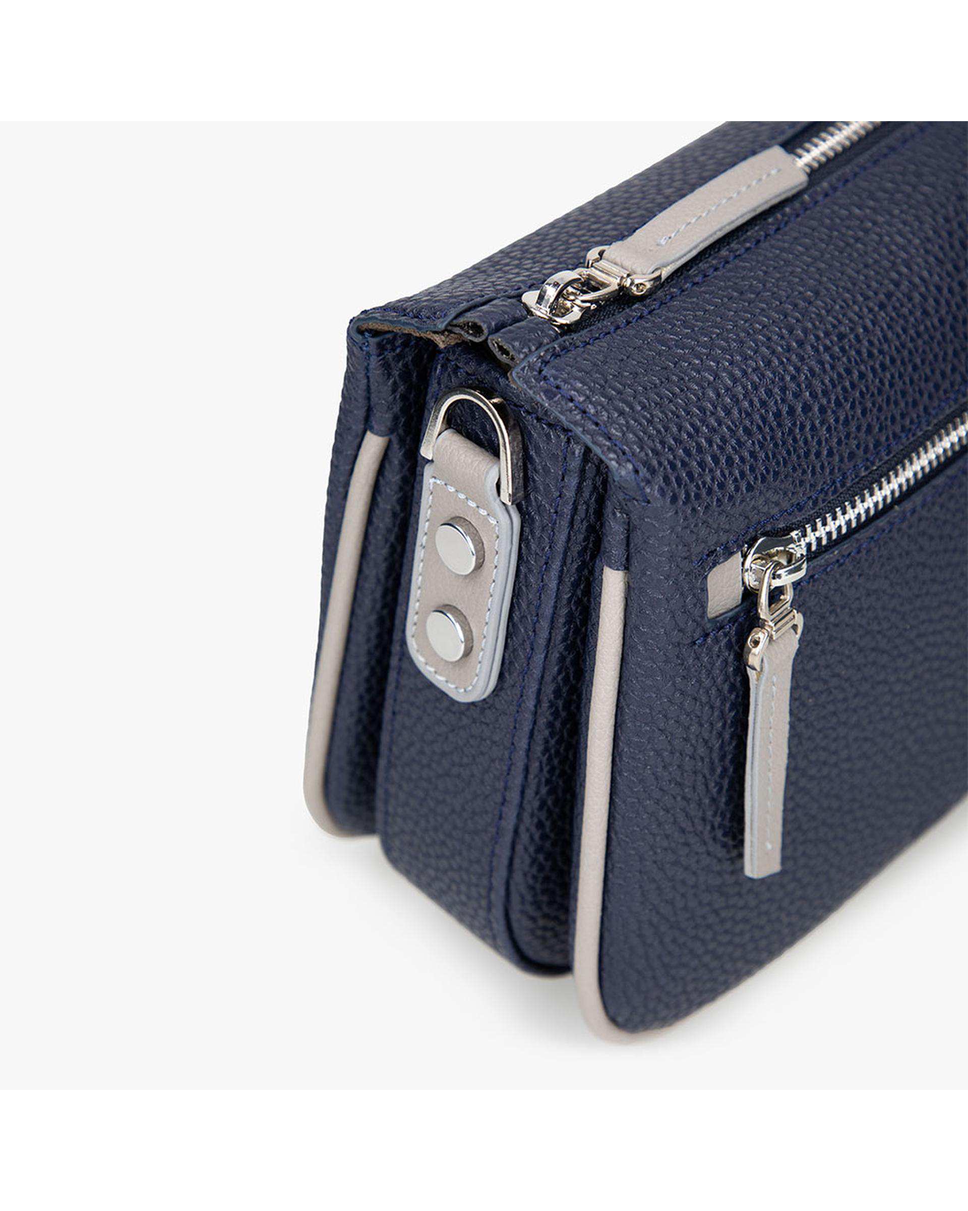 کیف دوشی زنانه طبی سرمه ای برتونیکس Berttonix کد 1011