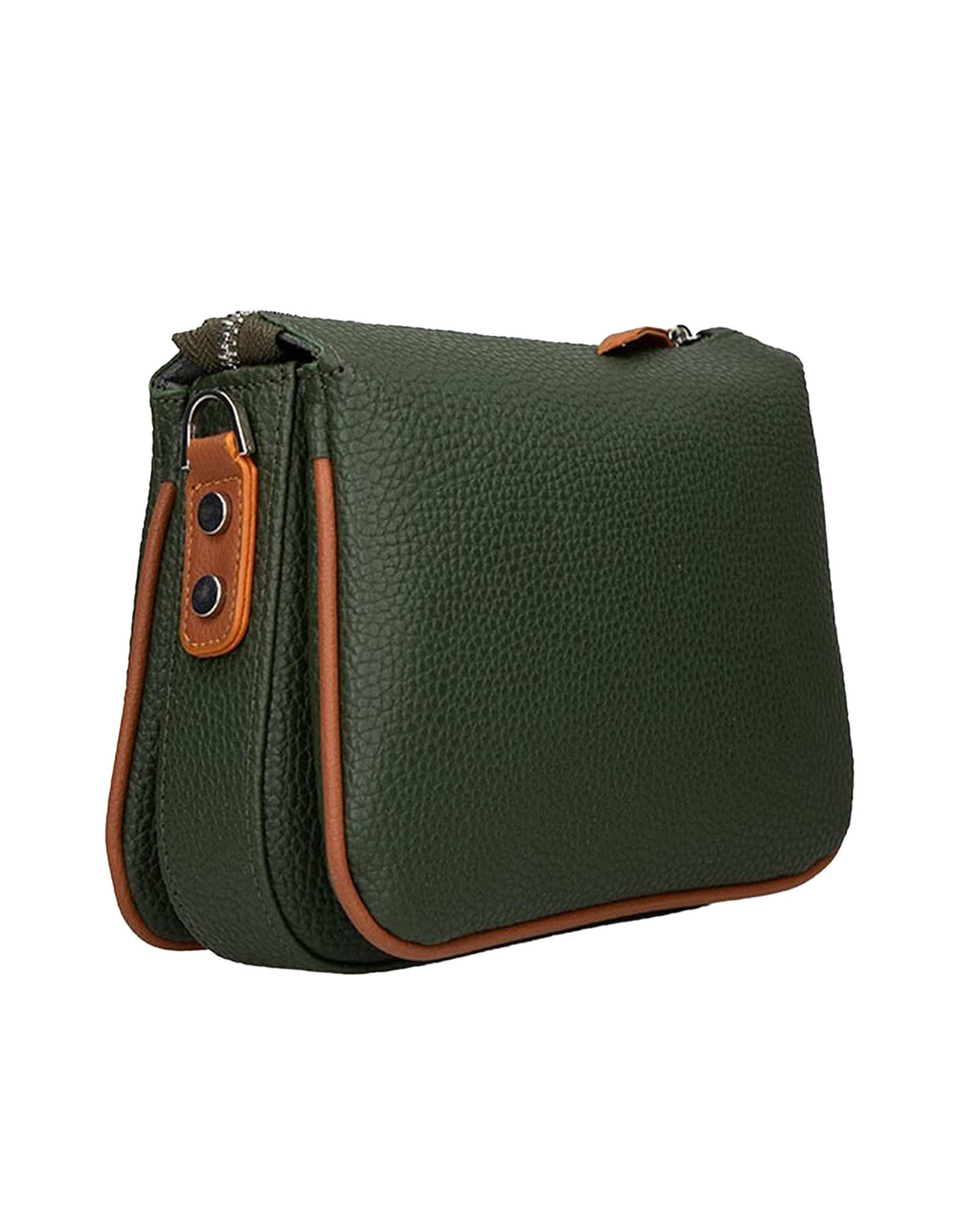 کیف دوشی زنانه طبی سبز برتونیکس Berttonix کد 1011