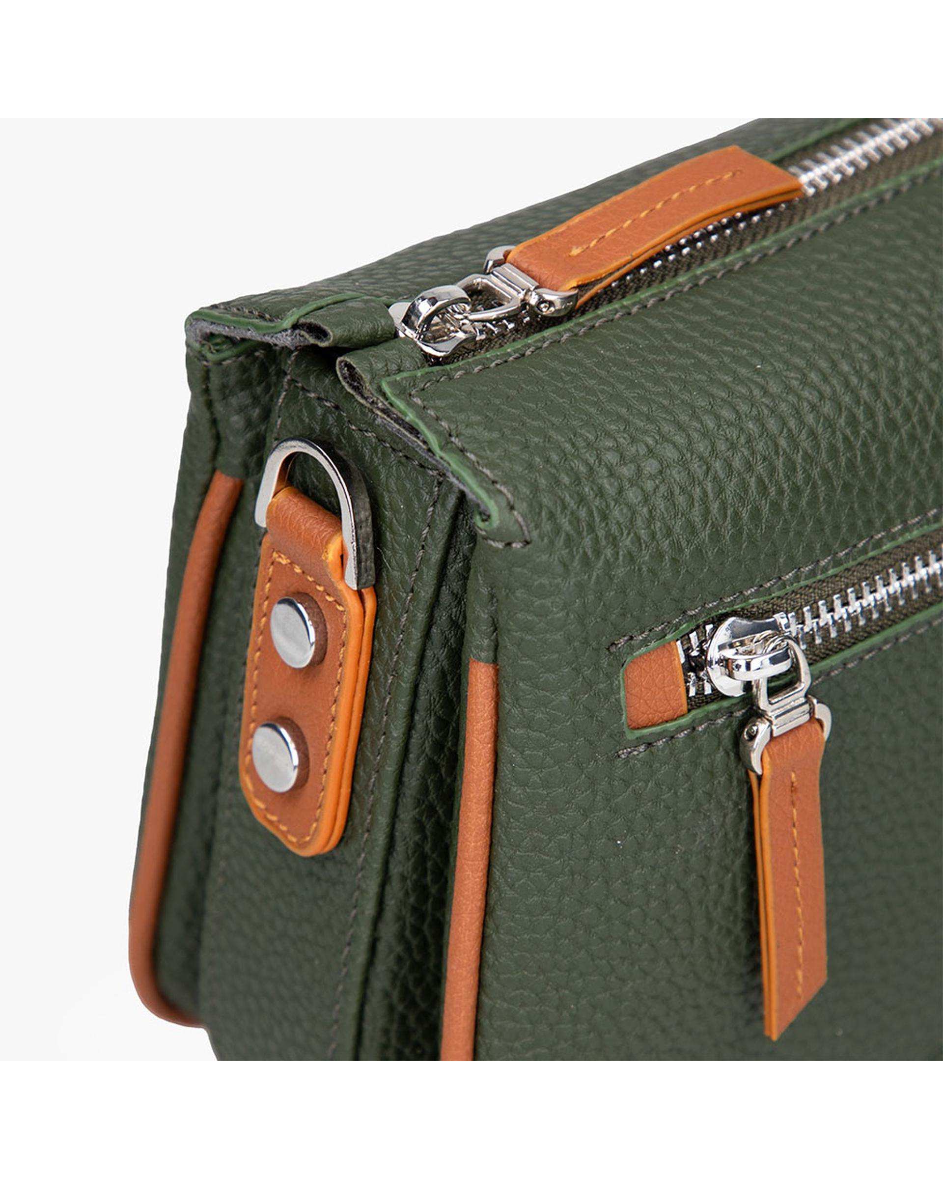 کیف دوشی زنانه طبی سبز برتونیکس Berttonix کد 1011