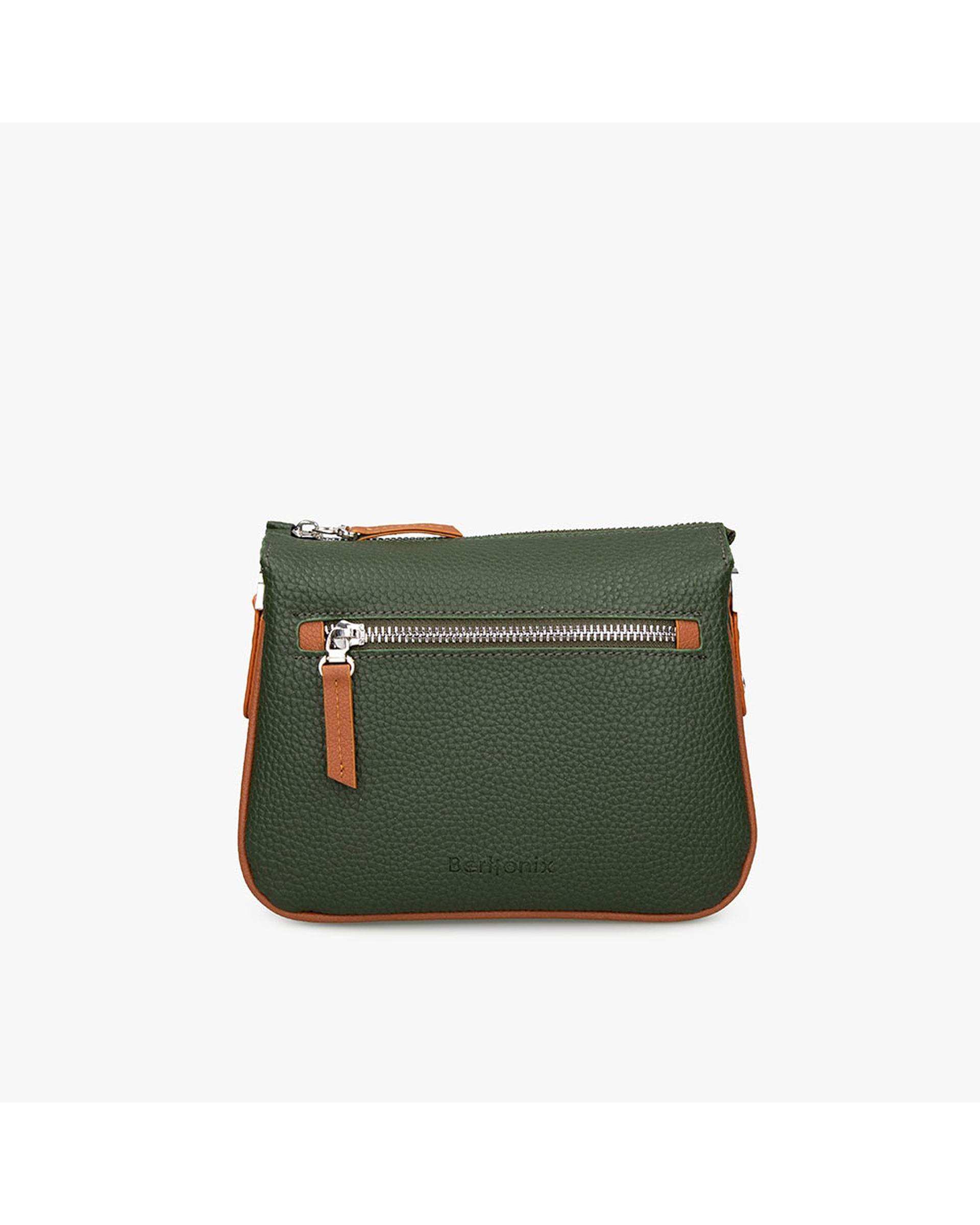 کیف دوشی زنانه طبی سبز برتونیکس Berttonix کد 1011