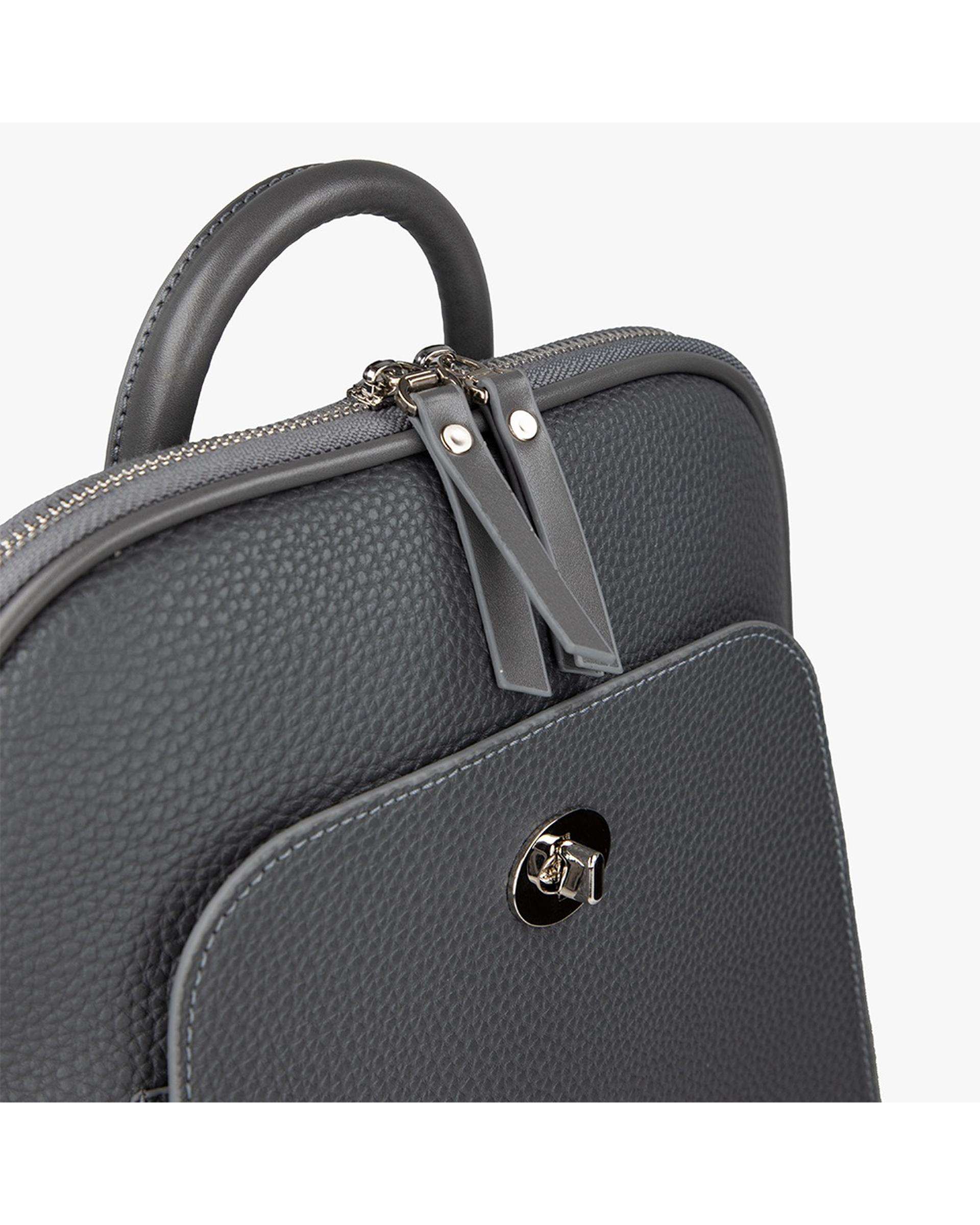 کوله پشتی زنانه طوسی تیره برتونیکس Berttonix کد 2020