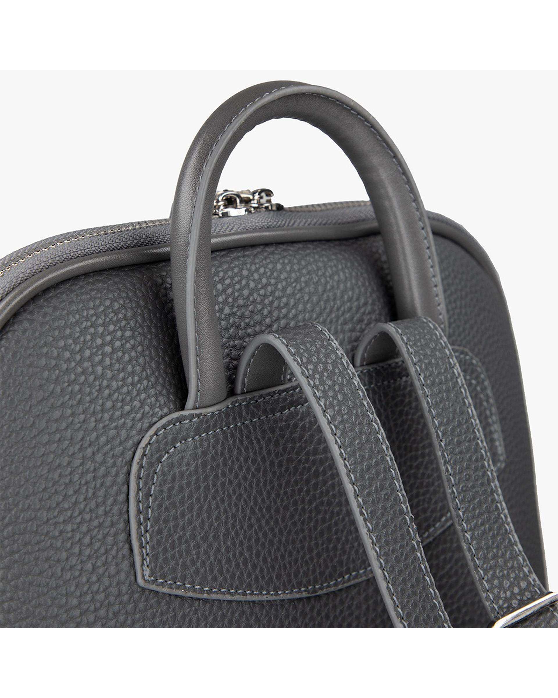 کوله پشتی زنانه طوسی تیره برتونیکس Berttonix کد 2020