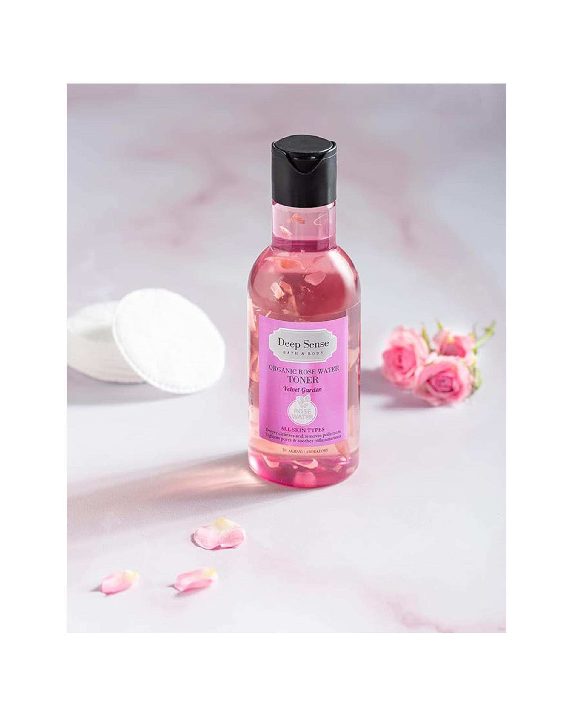 تونر صورت دیپ سنس حاوی گلاب مناسب پوست حساس 160ml