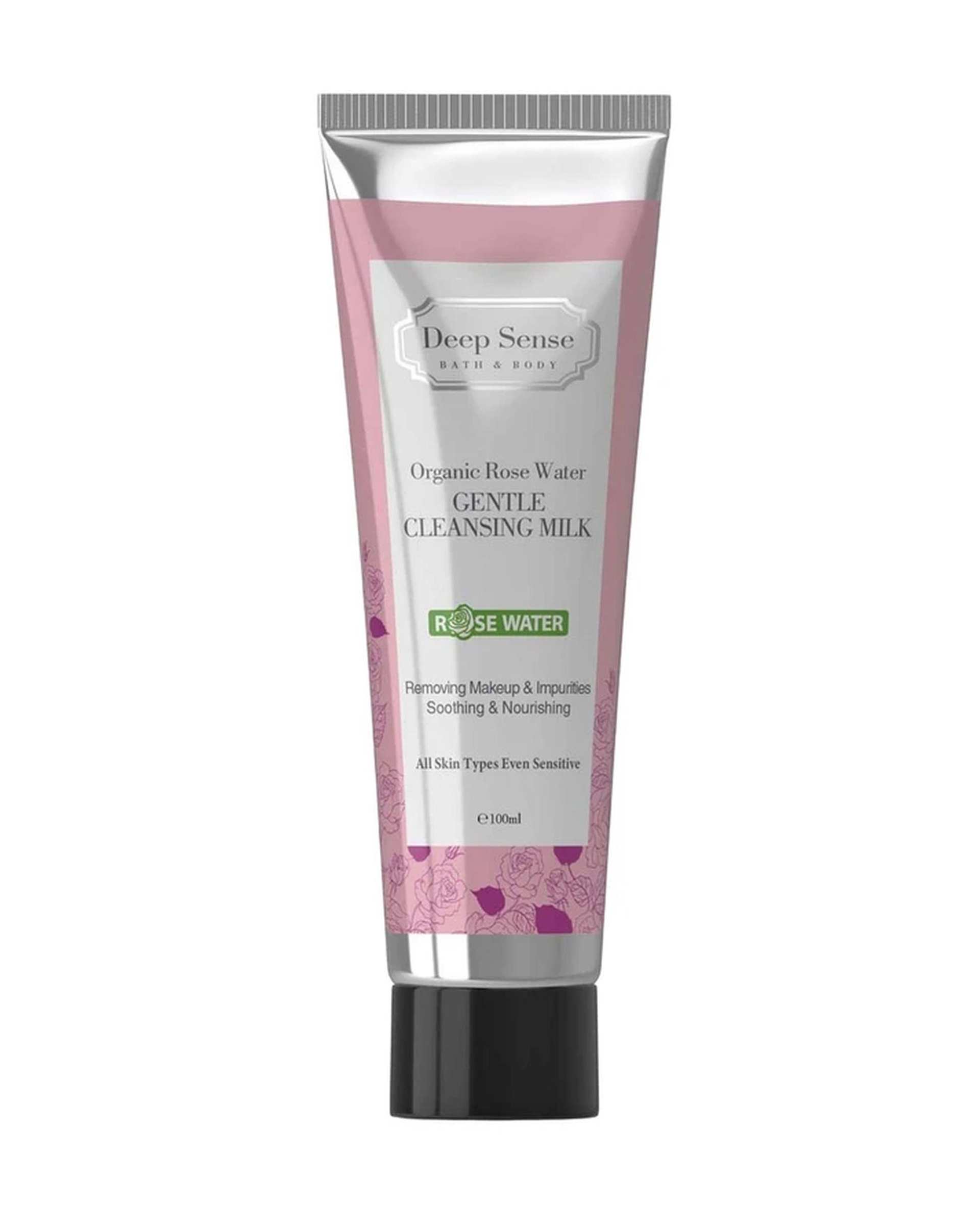 شیر پاک کن دیپ سنس Deep Sense حاوی عصاره گلاب مناسب انواع پوست حجم 100ml