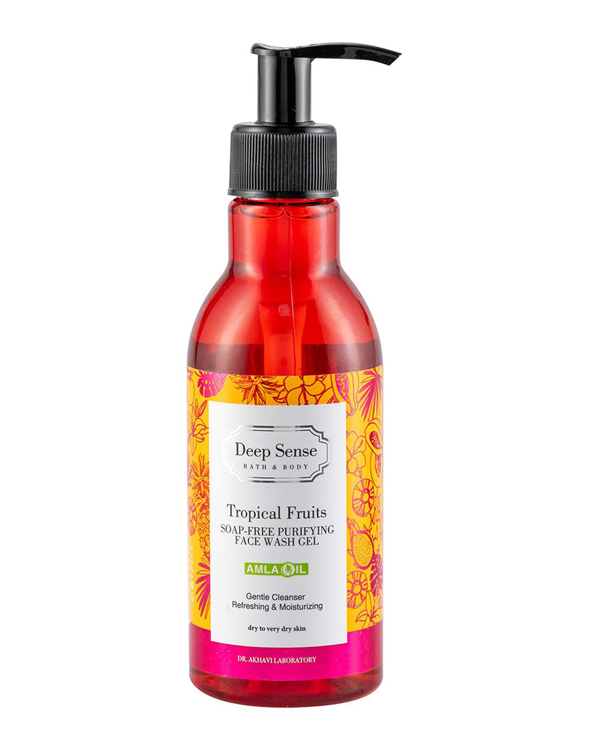 ژل شستشوی صورت تروپیکال دیپ سنس Deep Sense مناسب پوست خشک و خیلی خشک 250ml