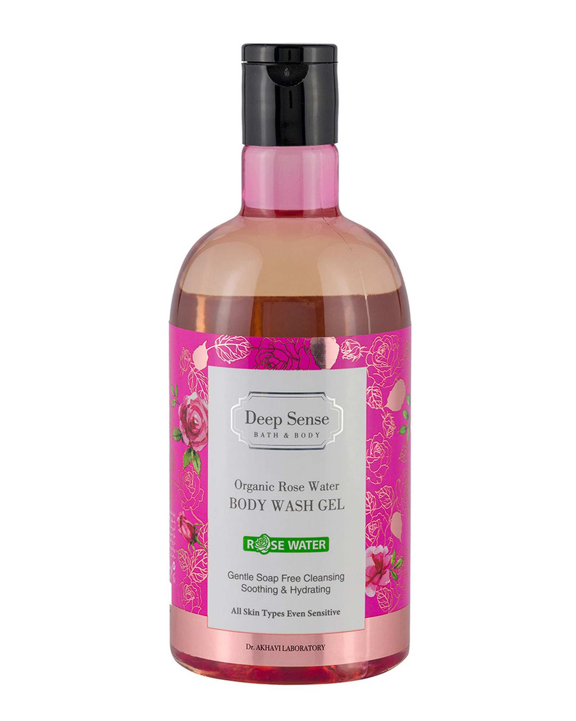 شامپو بدن دیپ سنس Deep Sense مناسب انواع پوست حاوی عصاره گلاب حجم 400ml