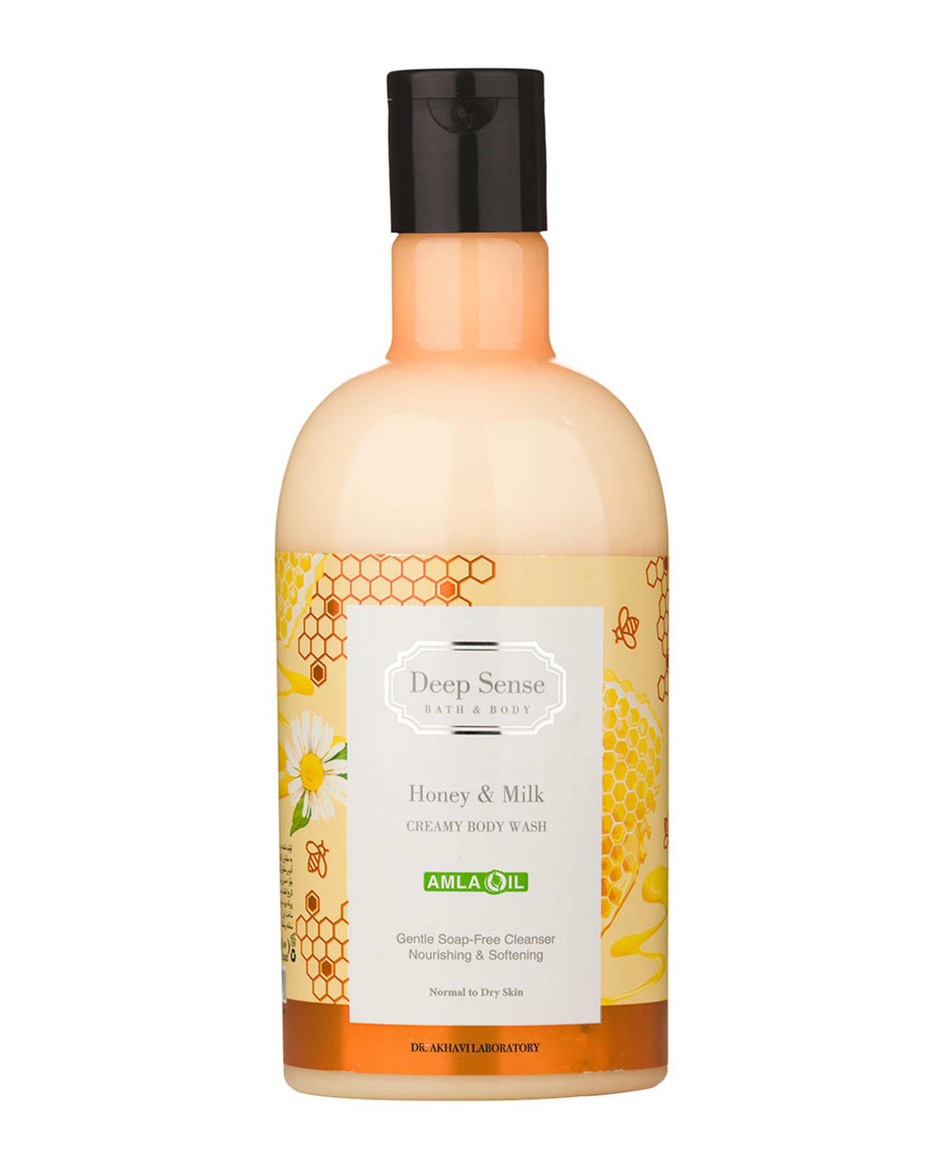 شامپو بدن کرمی دیپ سنس Deep Sense حاوی عصاره شیر‌ و عسل 400ml