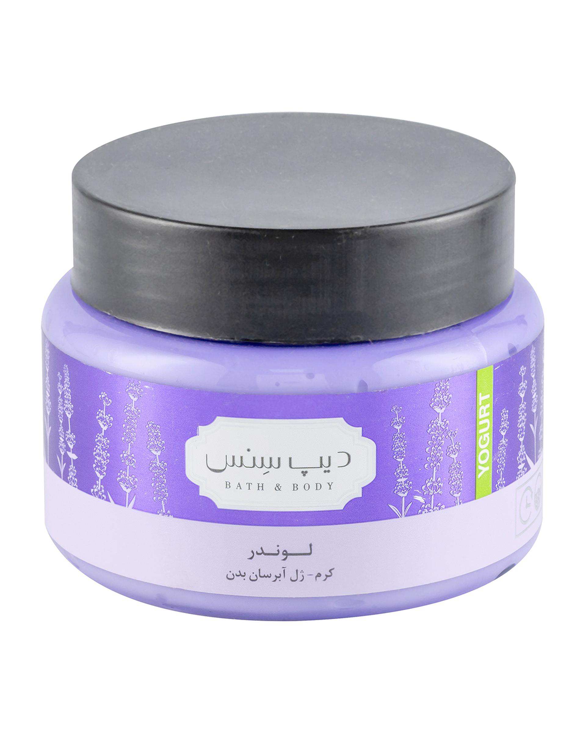 کرم ژل آبرسان بدن دیپ سنس Deep Sense حاوی عصاره لوندر 250ml