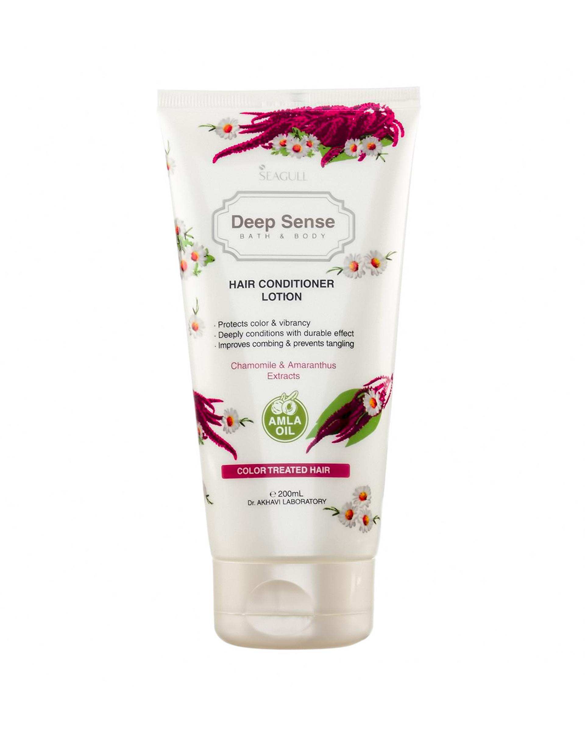 لوسیون نرم کننده دیپ سنس Deep Sense مناسب موهای رنگ شده حجم 200ml
