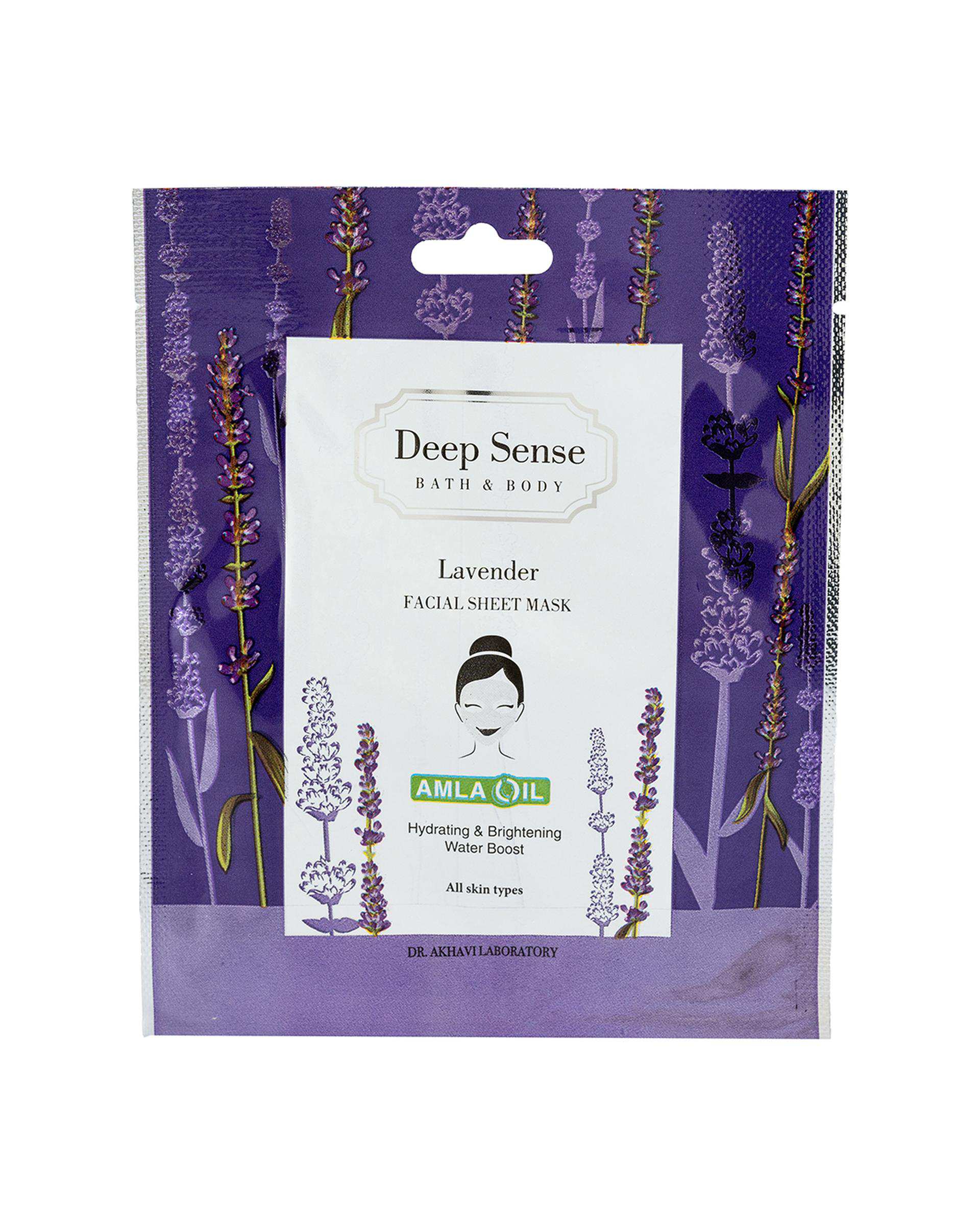 ماسک ورقه ای دیپ سنس Deep Sense حاوی عصاره اسطوخودوس حجم 25ml