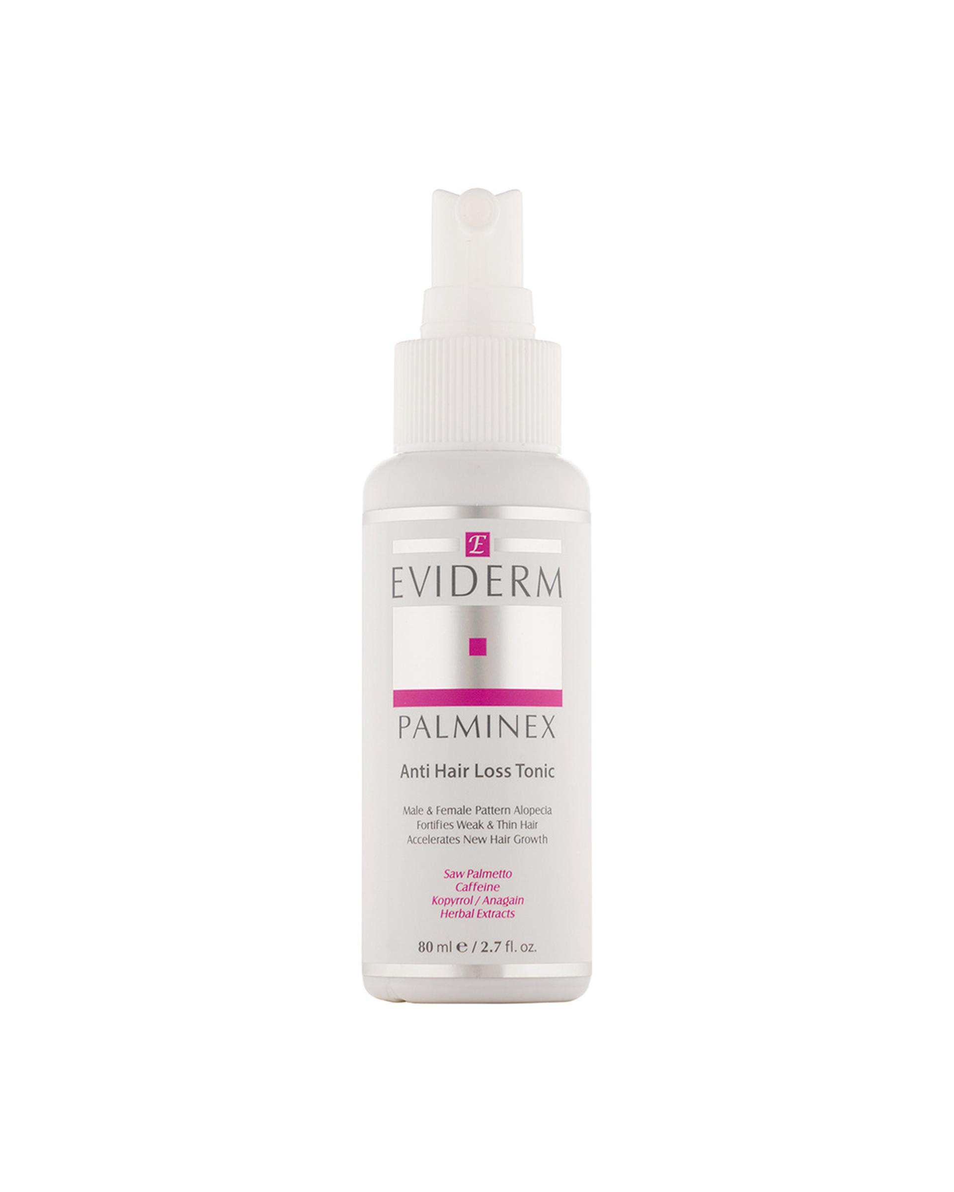 تونیک تقویت کننده مو اویدرم Eviderm حجم 80ml