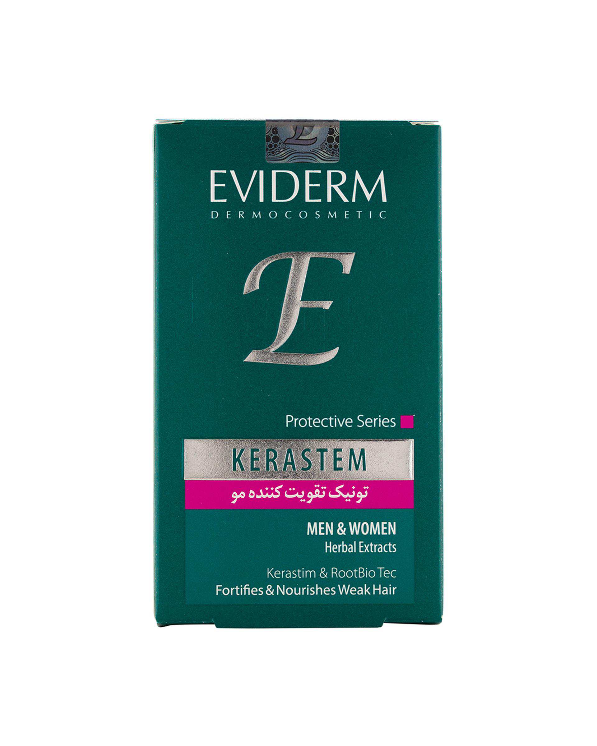 تونیک تقویت کننده مو اویدرم Eviderm مدل Kerastem حجم 60ml