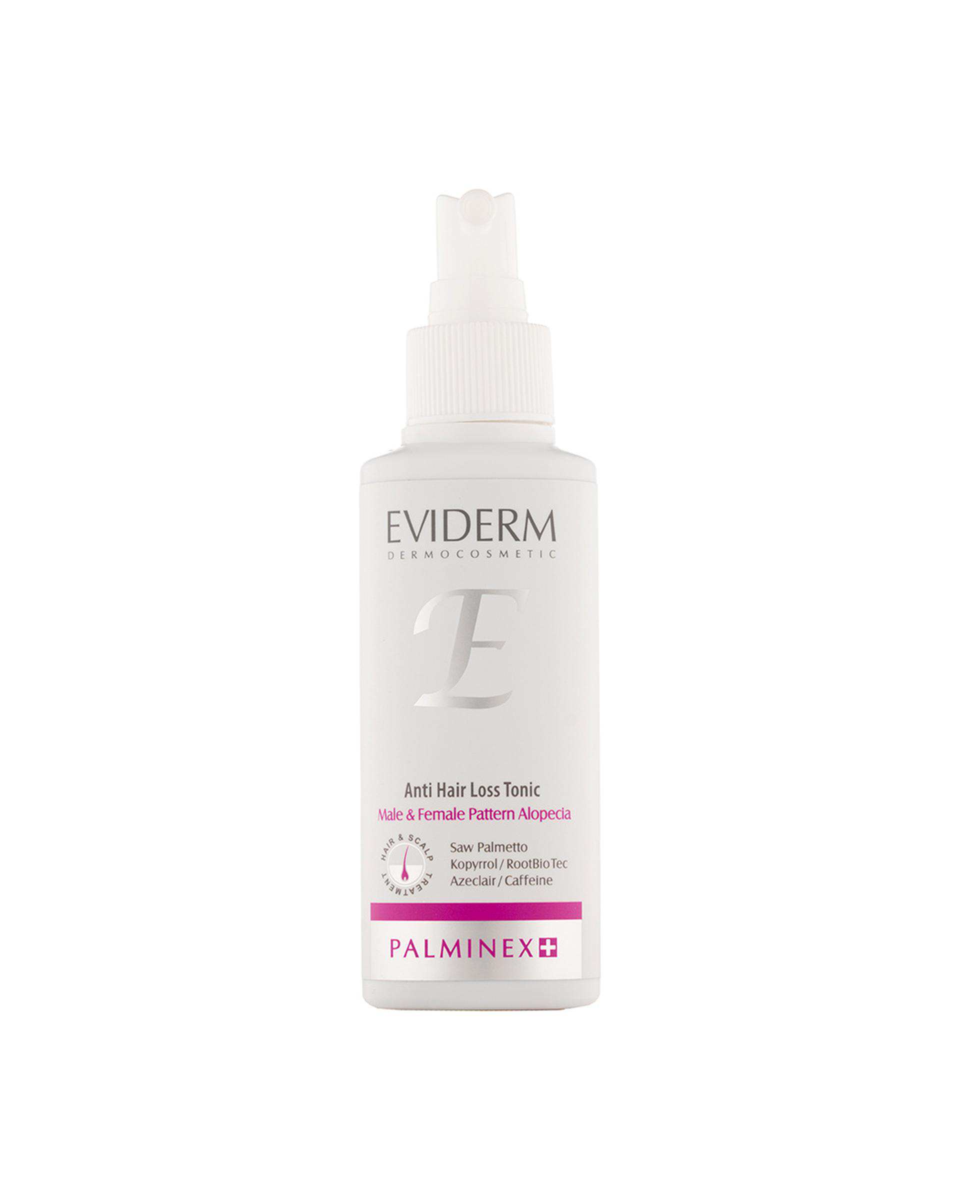 تونیک تقویت کننده مو اویدرم Eviderm مدل Palminex Plus حجم 100ml