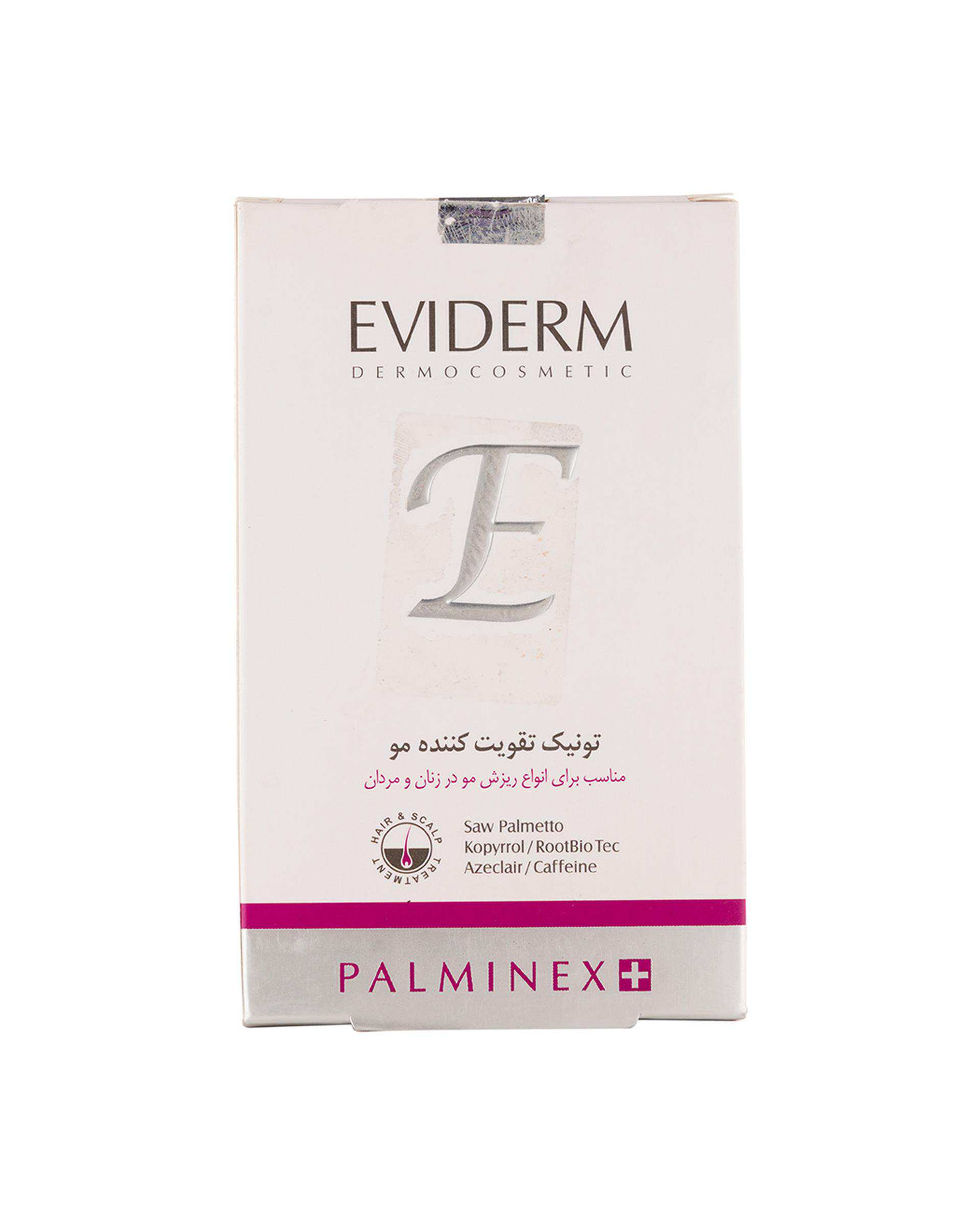 تونیک تقویت کننده مو اویدرم Eviderm مدل Palminex Plus حجم 100ml