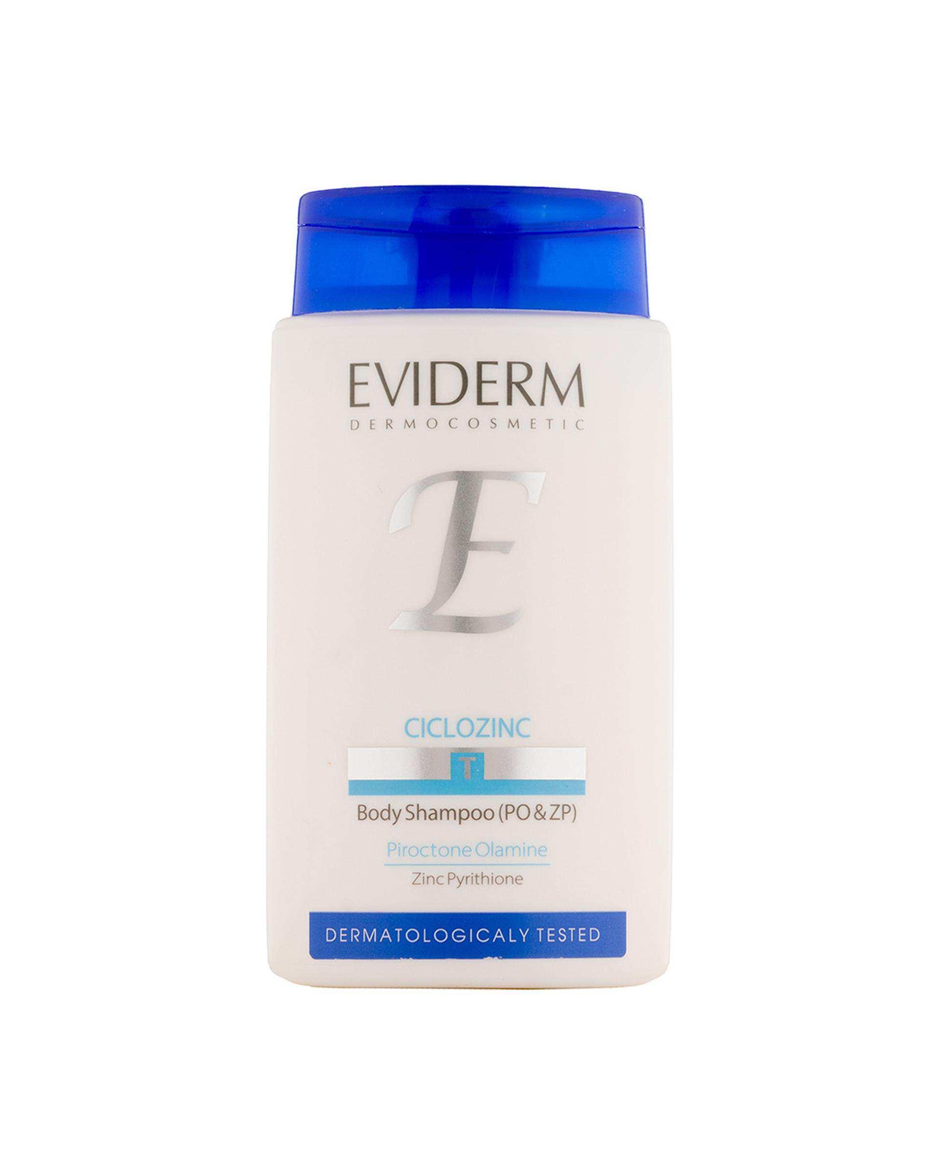 شامپو بدن اویدرم Eviderm مدل سیکلوزینک Ciclozinc حجم 200ml