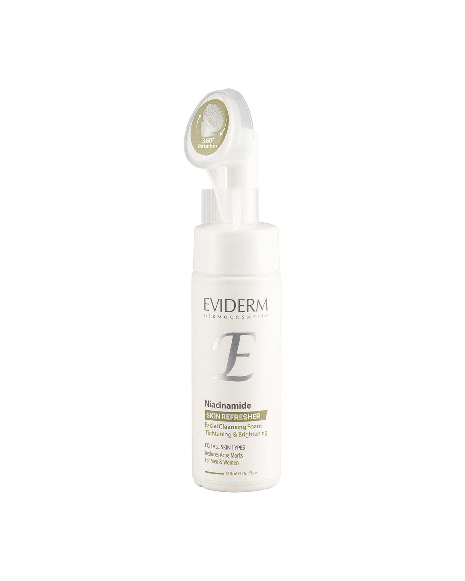 فوم شستشوی صورت اویدرم Eviderm حاوی نیاسینامید حجم 150ml