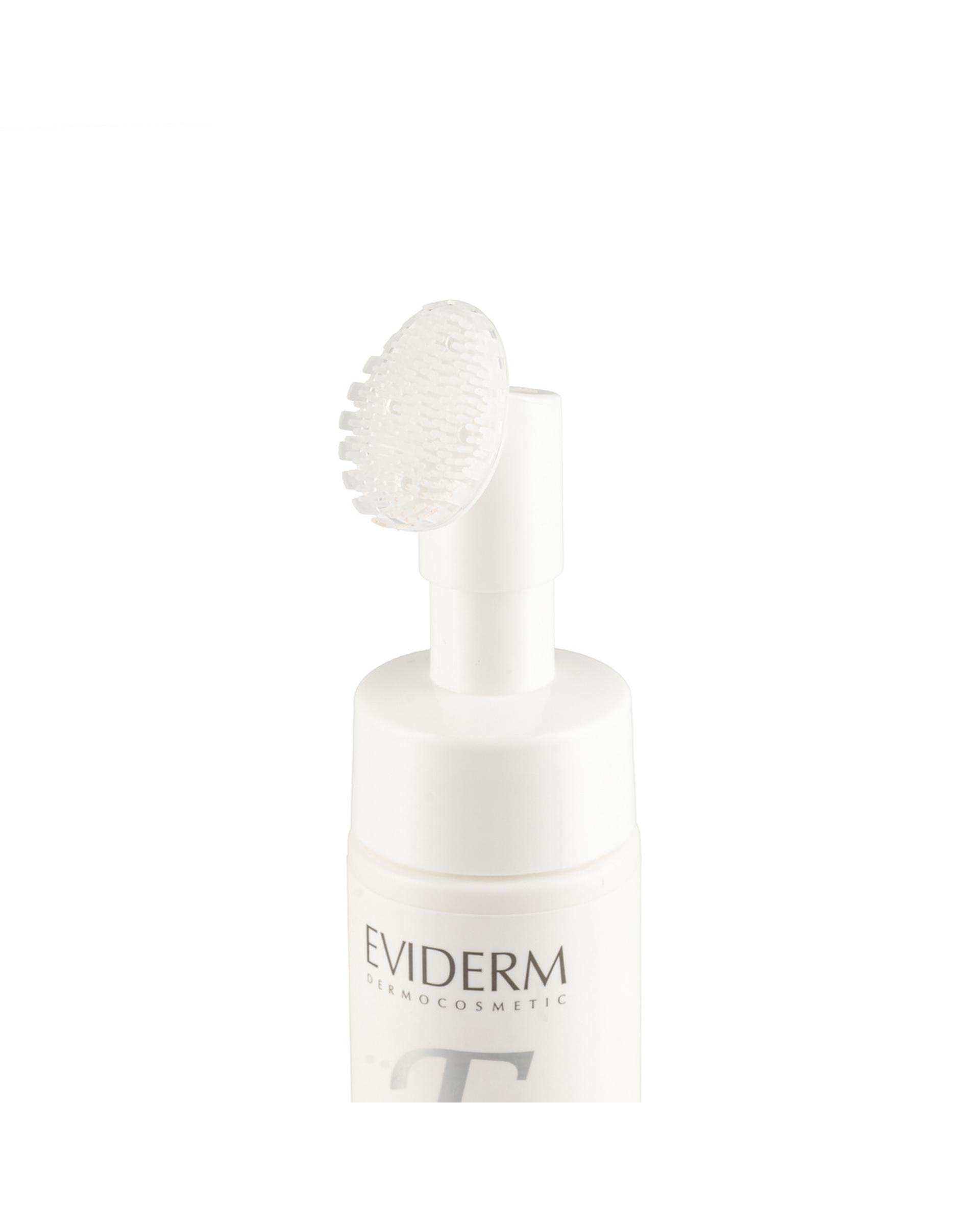 فوم شستشوی صورت اویدرم Eviderm مناسب انواع پوست حاوی هیالورونیک اسید حجم 150ml