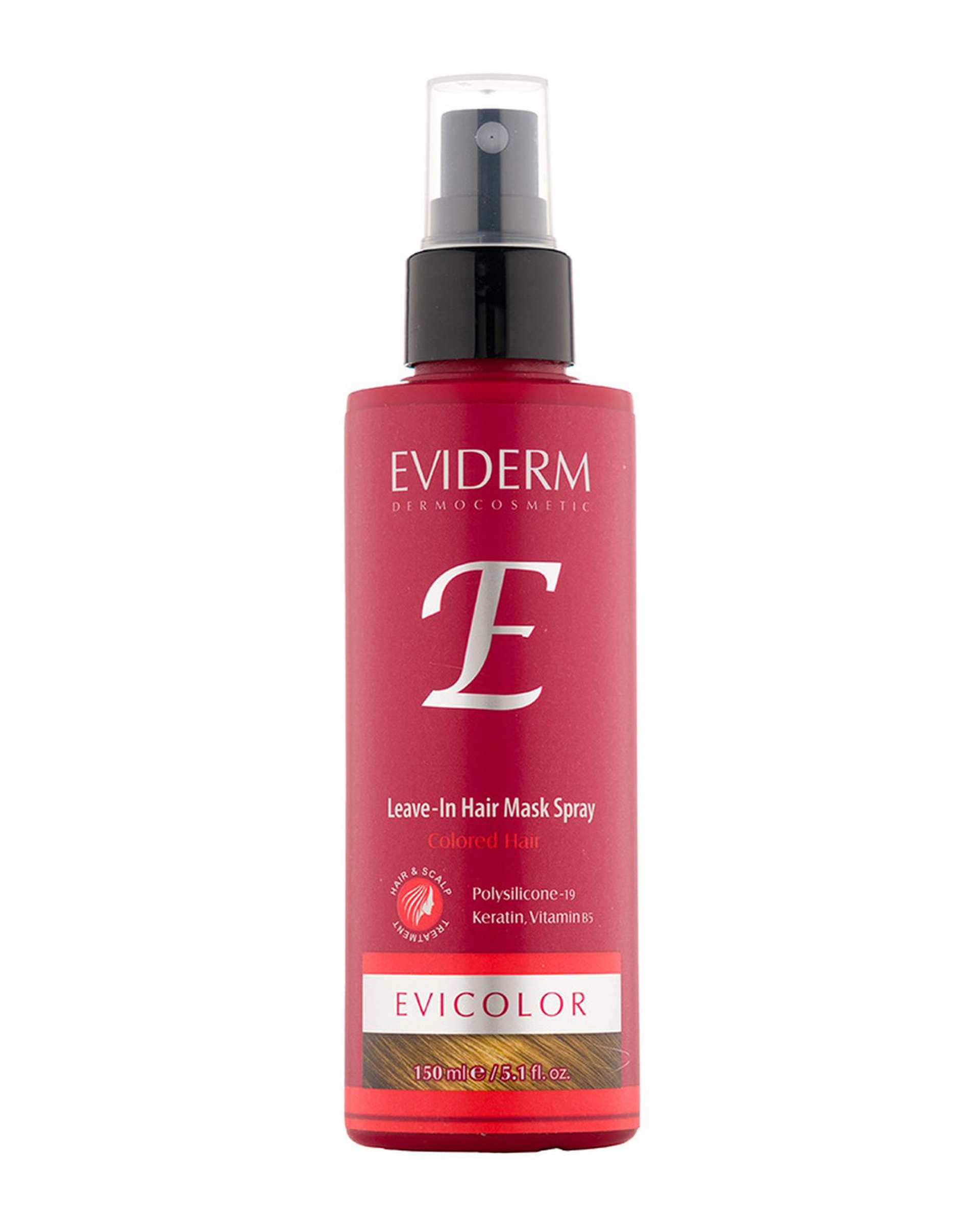 ماسک مو اویدرم Eviderm مناسب موهای رنگ شده حجم 150ml