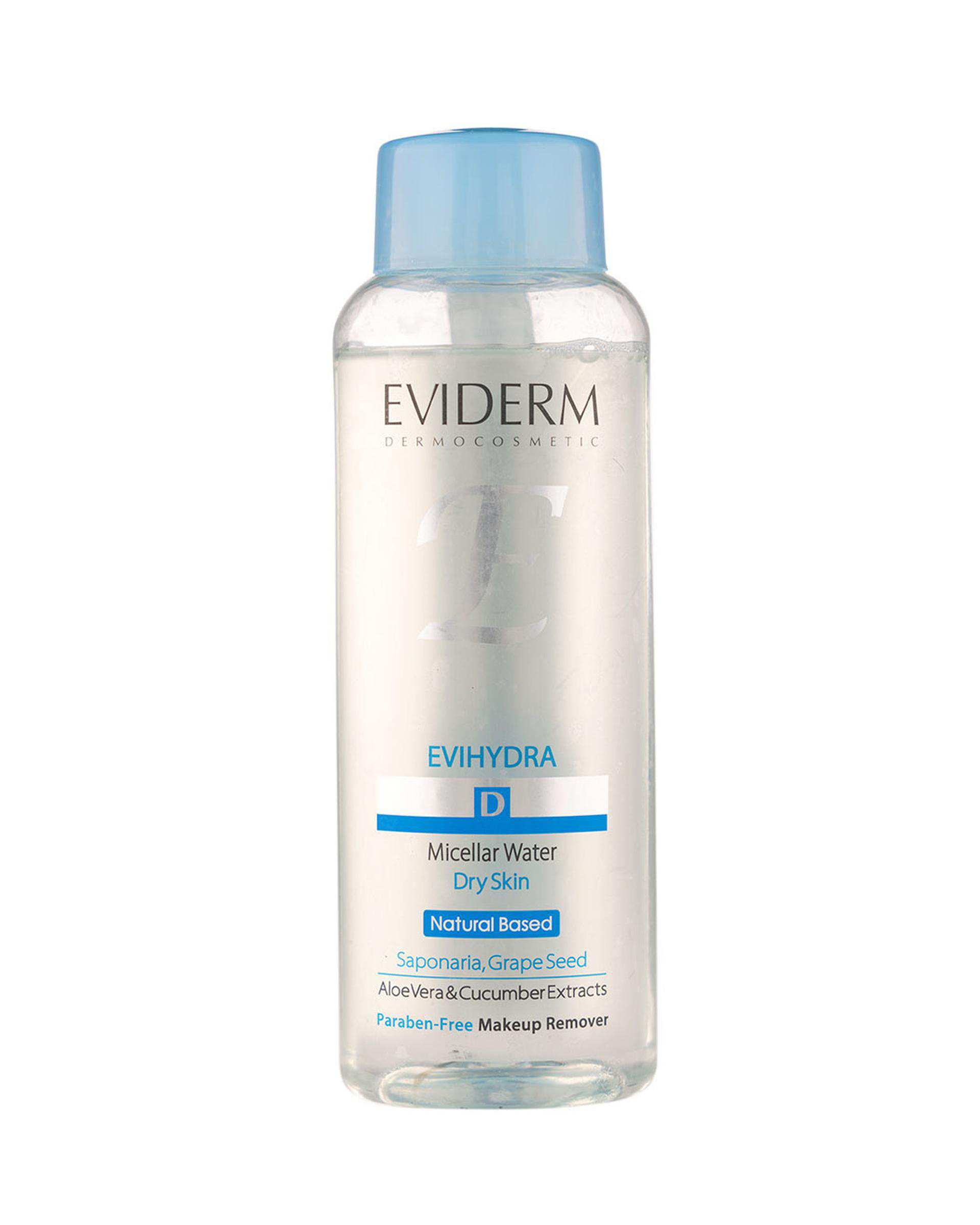 میسلار واتر چشم و صورت اویدرم Eviderm مناسب پوست خشک و حساس حجم 230ml