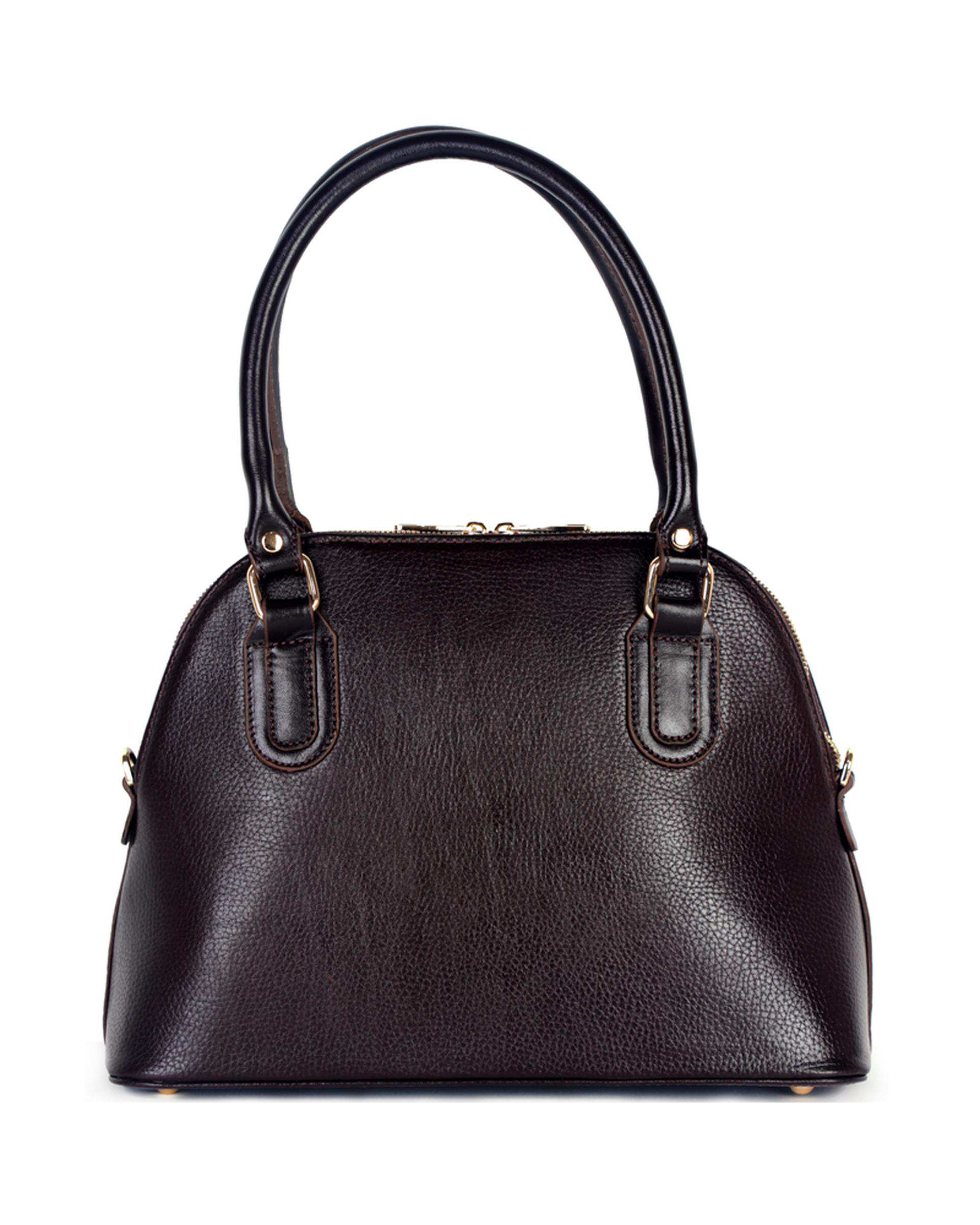 کیف دستی چرم زنانه قهوه ای چرم بارز Charm Barez مدل DZ69.1