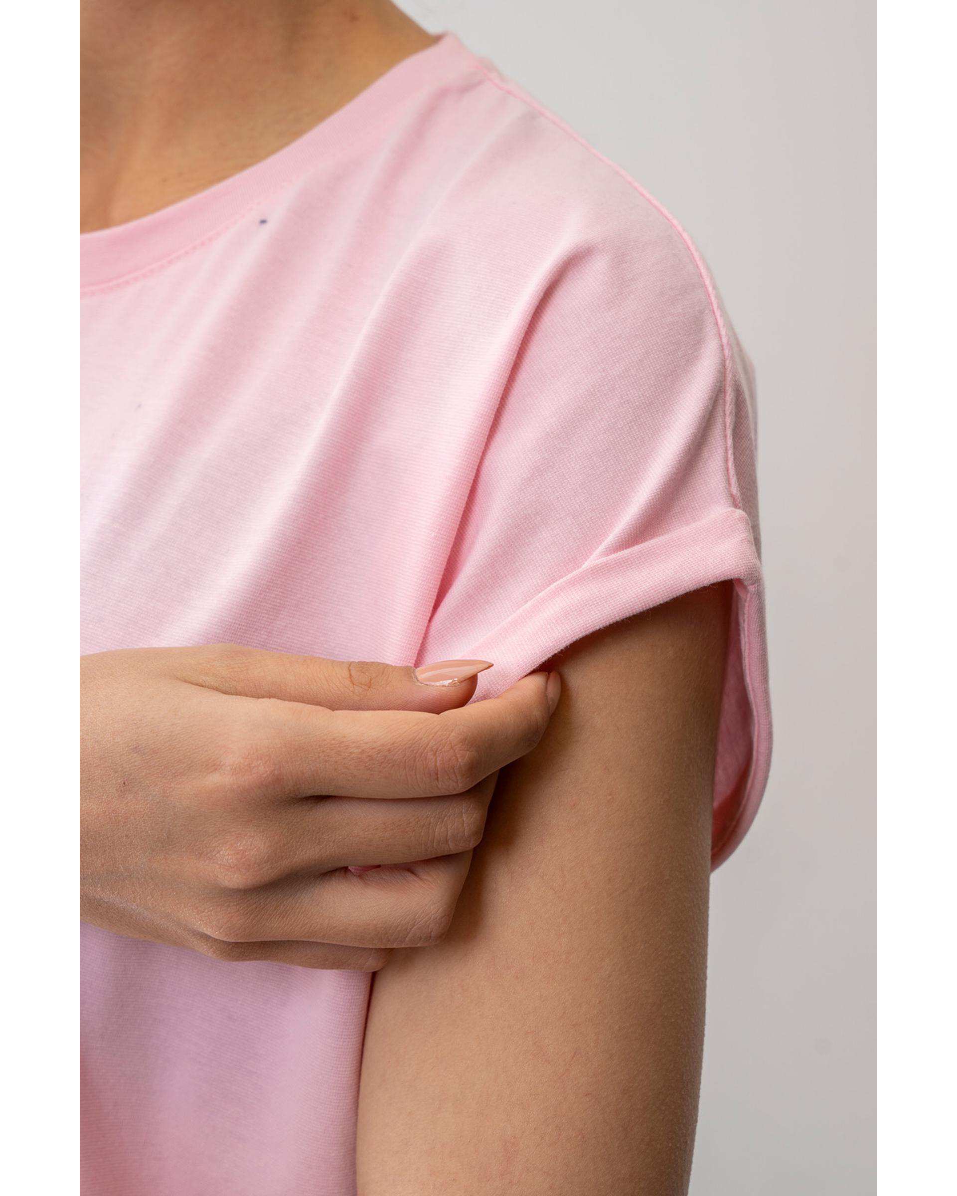 تی شرت زنانه صورتی آر ان اس RNS کد 11022408