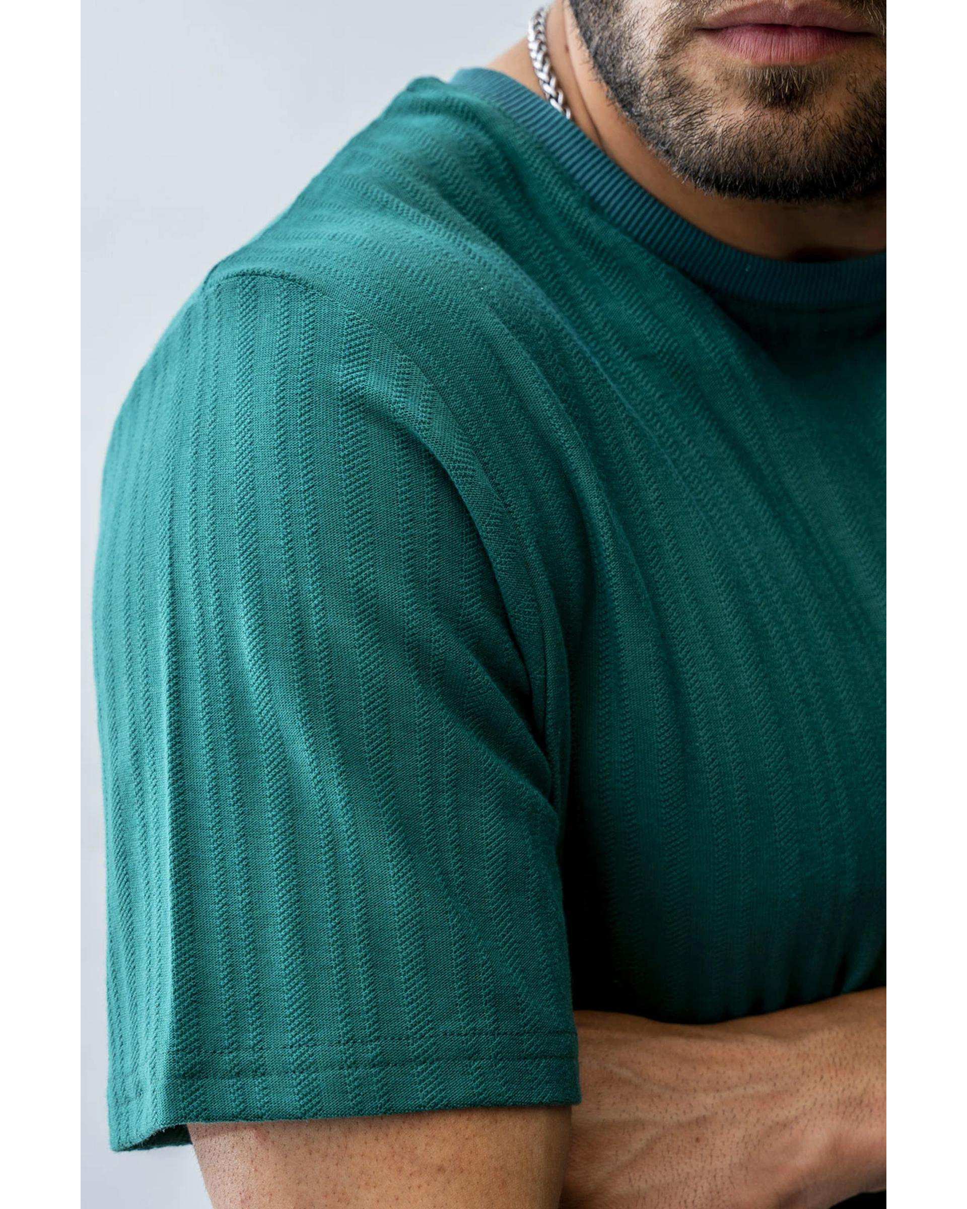 تی شرت مردانه سبز کله غازی آر ان اس RNS کد 12022465