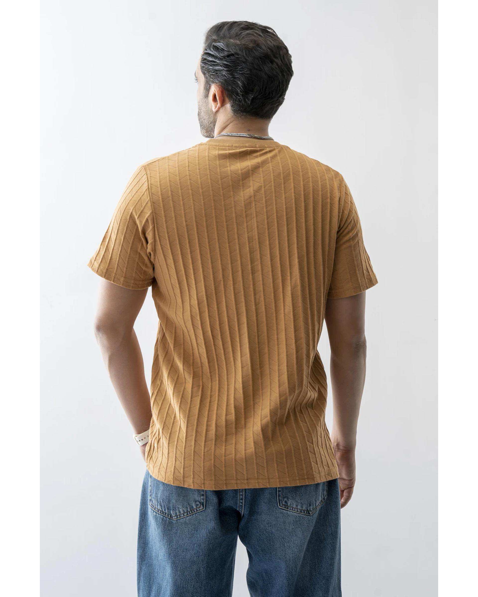 تی شرت مردانه شتری آر ان اس RNS کد 12022498