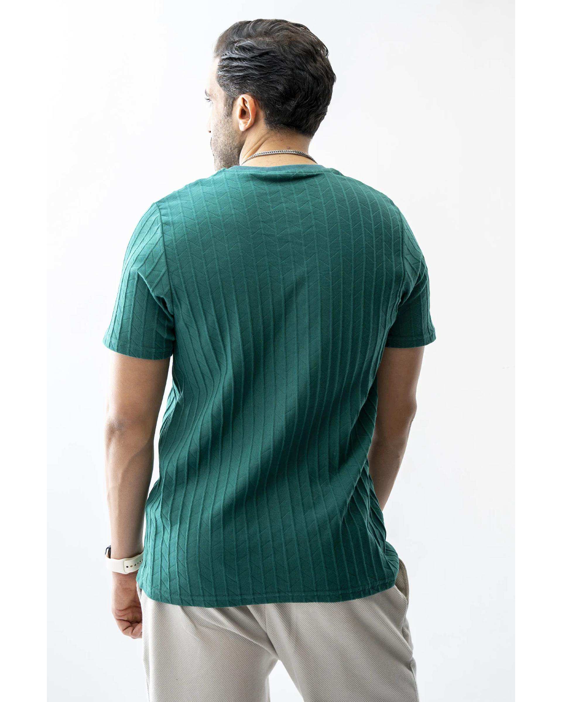 تی شرت مردانه سبز کله غازی آر ان اس RNS کد 12022498