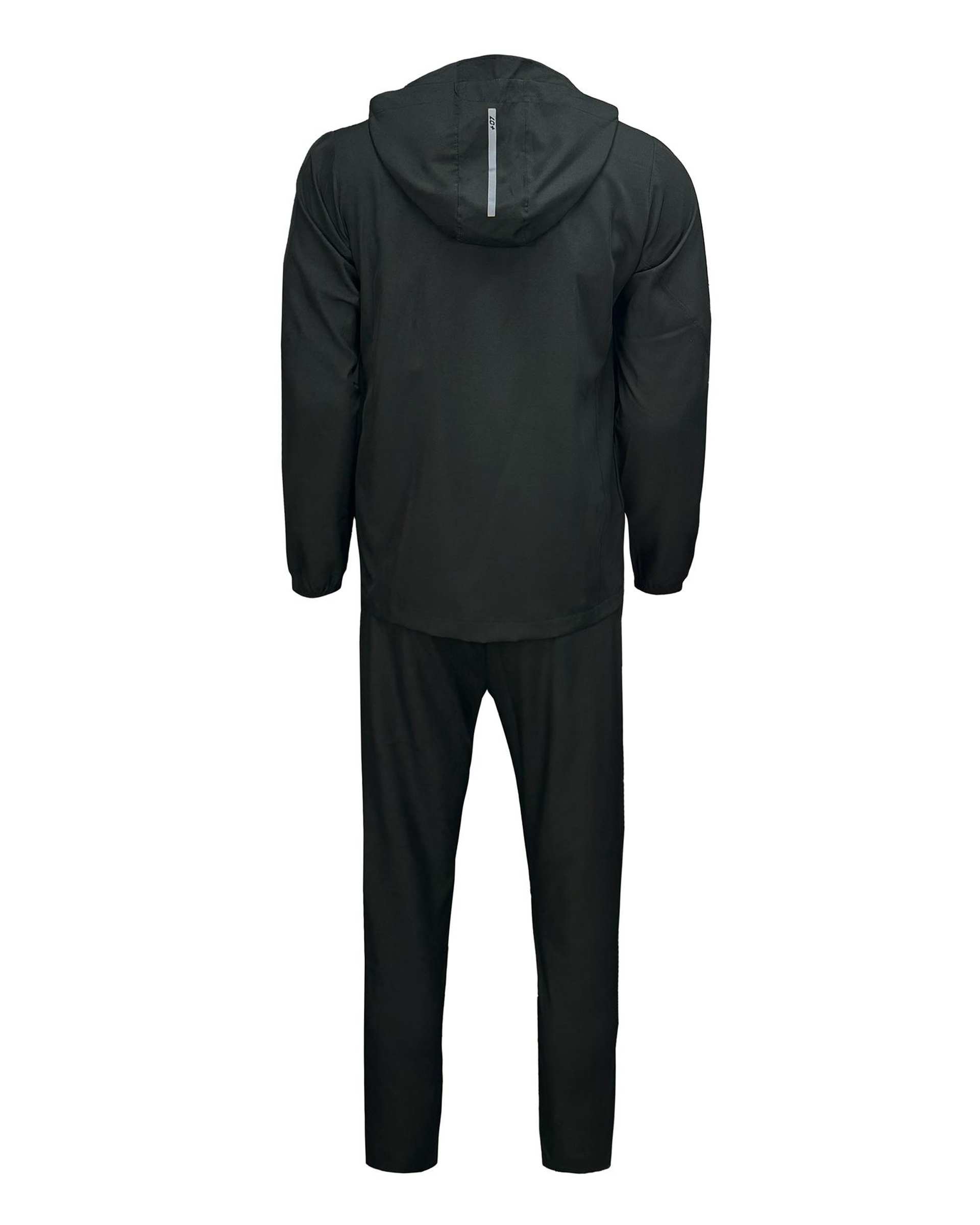 ست گرمکن و شلوار ورزشی مردانه مشکی تکنیک پلاس 07 کد GK-139-ME