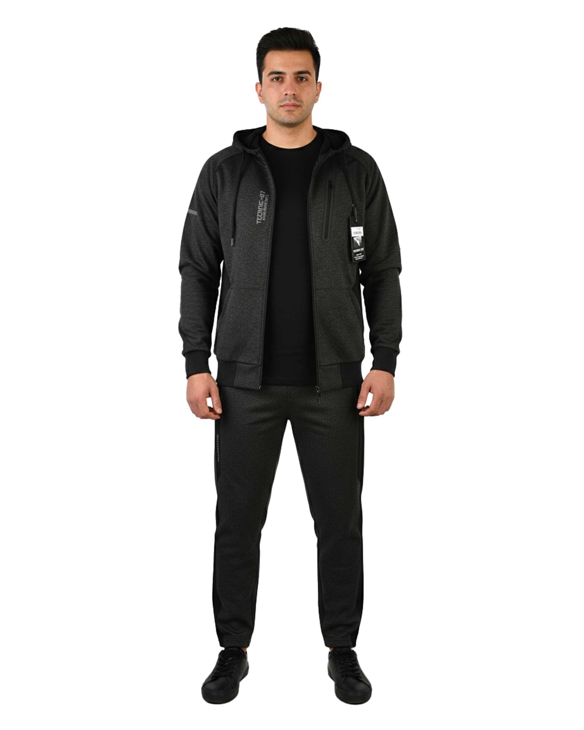 ست گرمکن و شلوار ورزشی مردانه تکنیک پلاس 07 کد GK-140-ZO