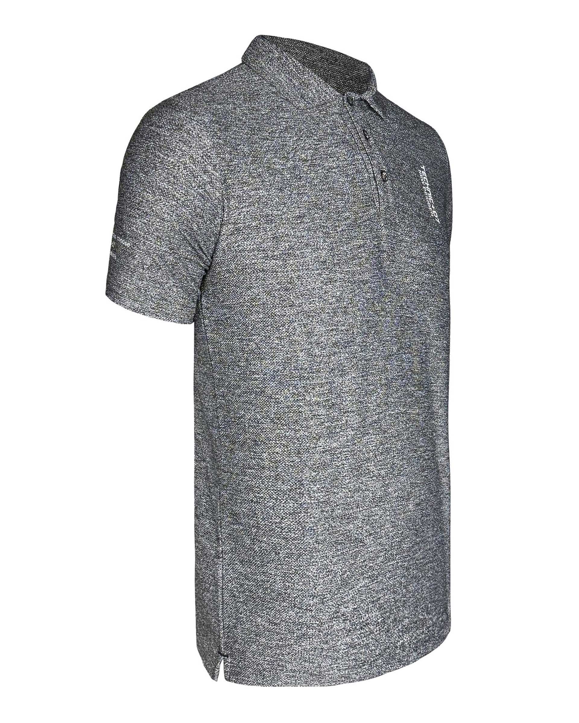 پولوشرت ورزشی مردانه طوسی تکنیک پلاس 07 کد TS-163-TO