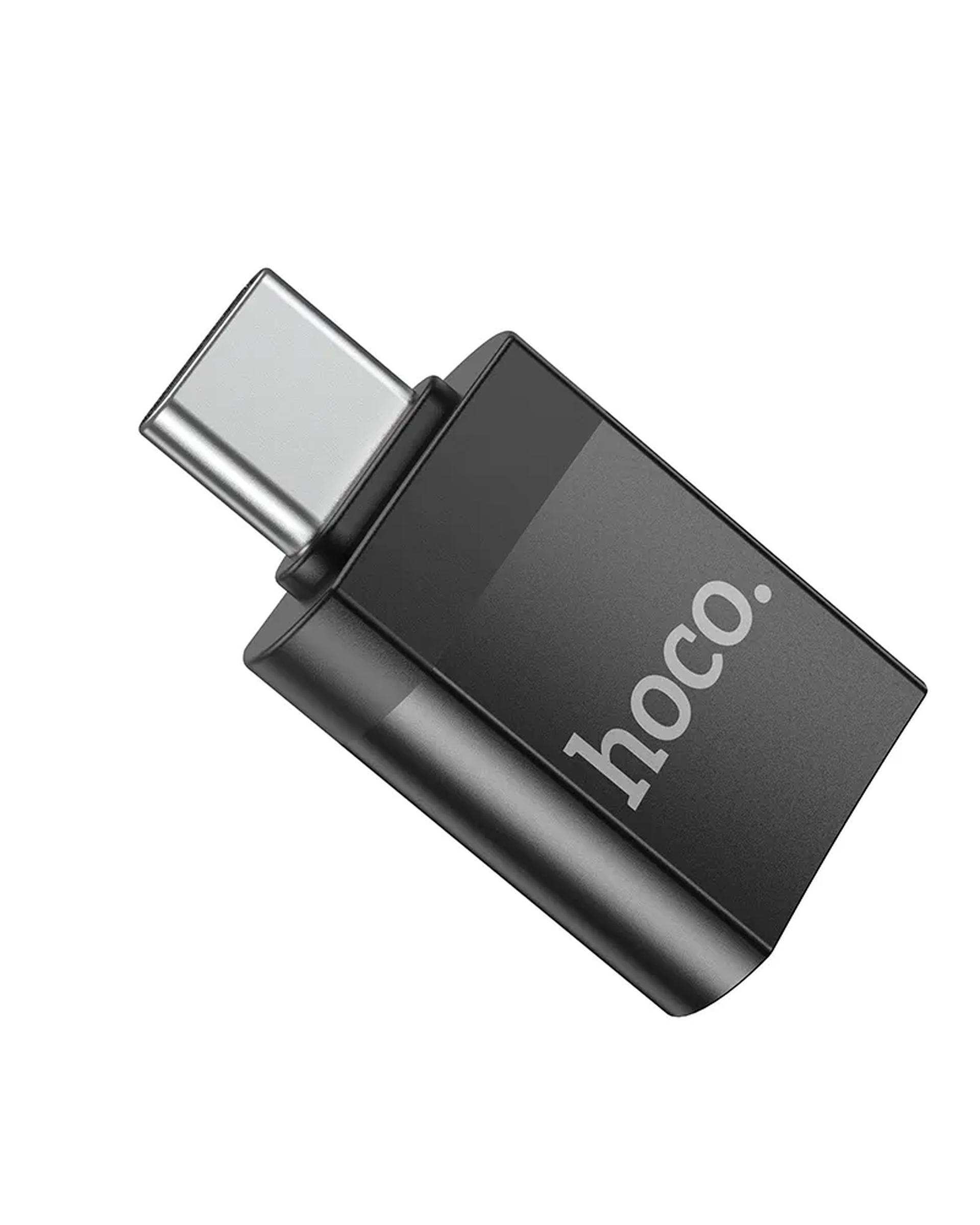مبدل USB-C TO USB3.0 OTG مشکی هوکو hoco مدل UA17