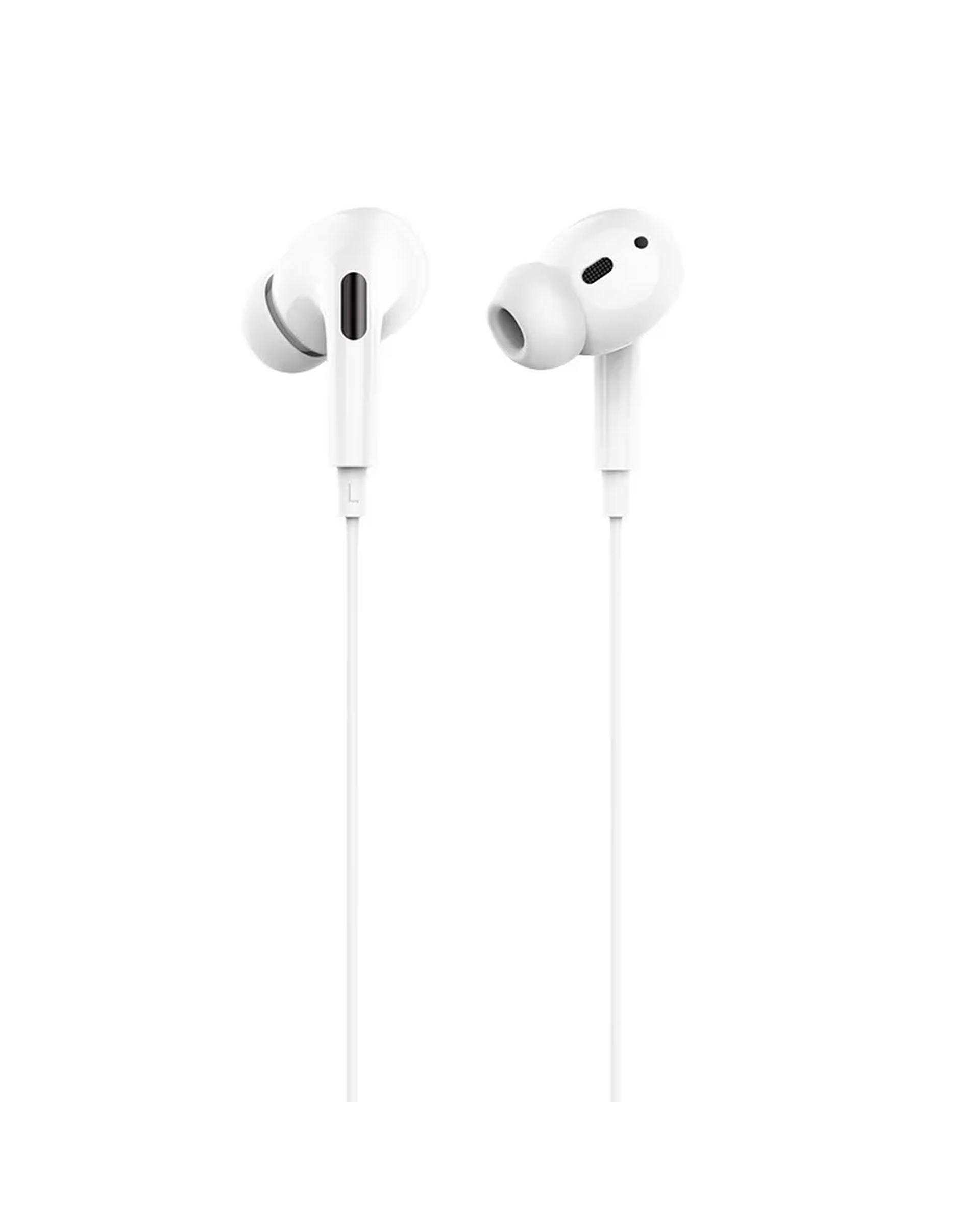 هندزفری سیمی سفید هوکو hoco مدل M1 PRO IPHONE